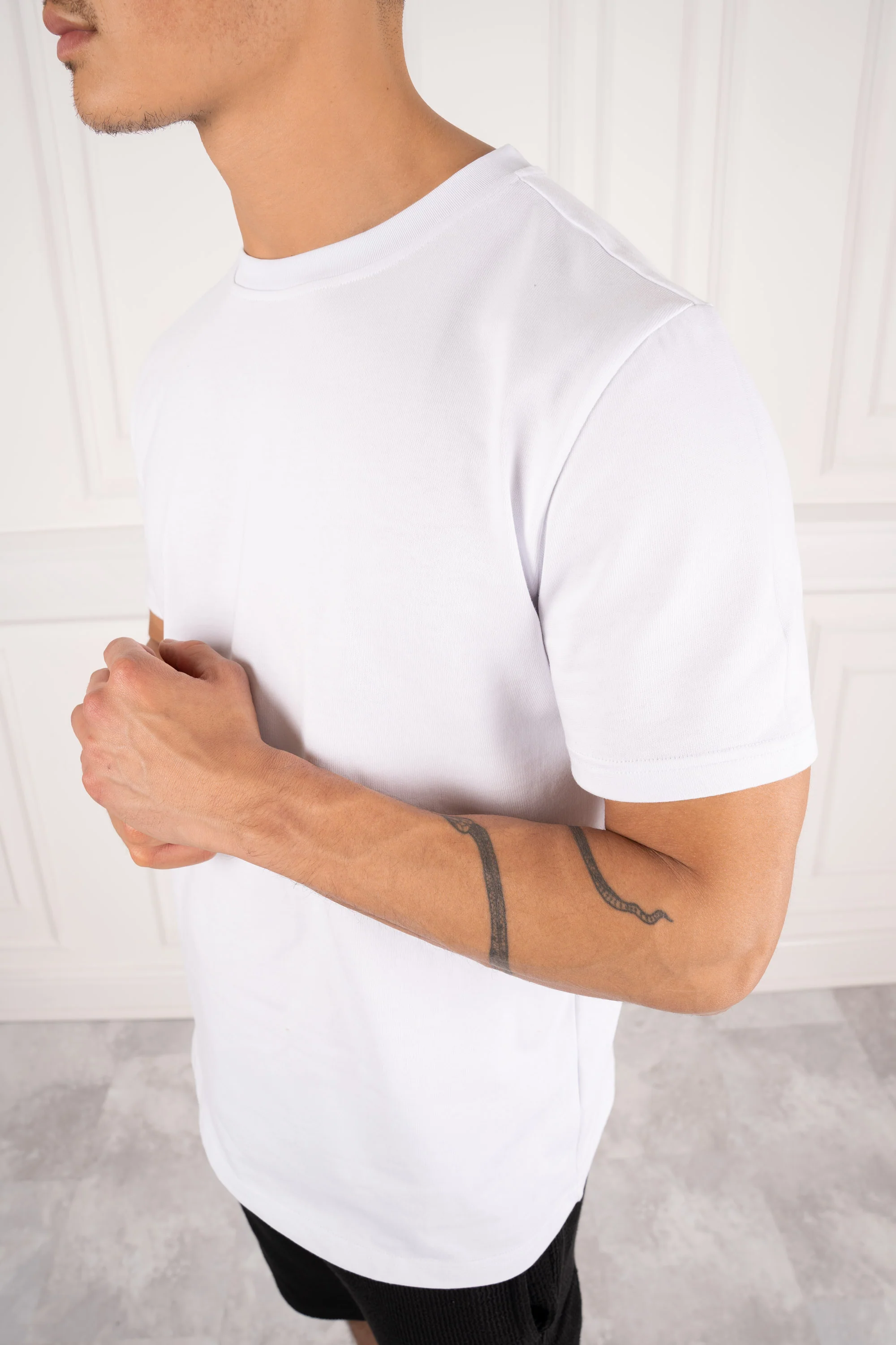 Premium Essential Slim Fit T-Shirt - White
