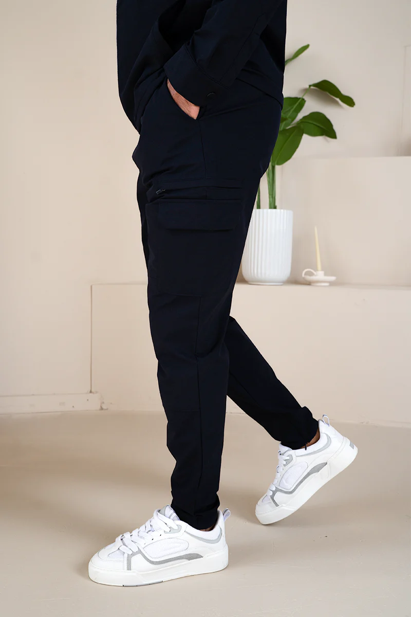 Premium Detail Cargo Jacket V2 - Navy