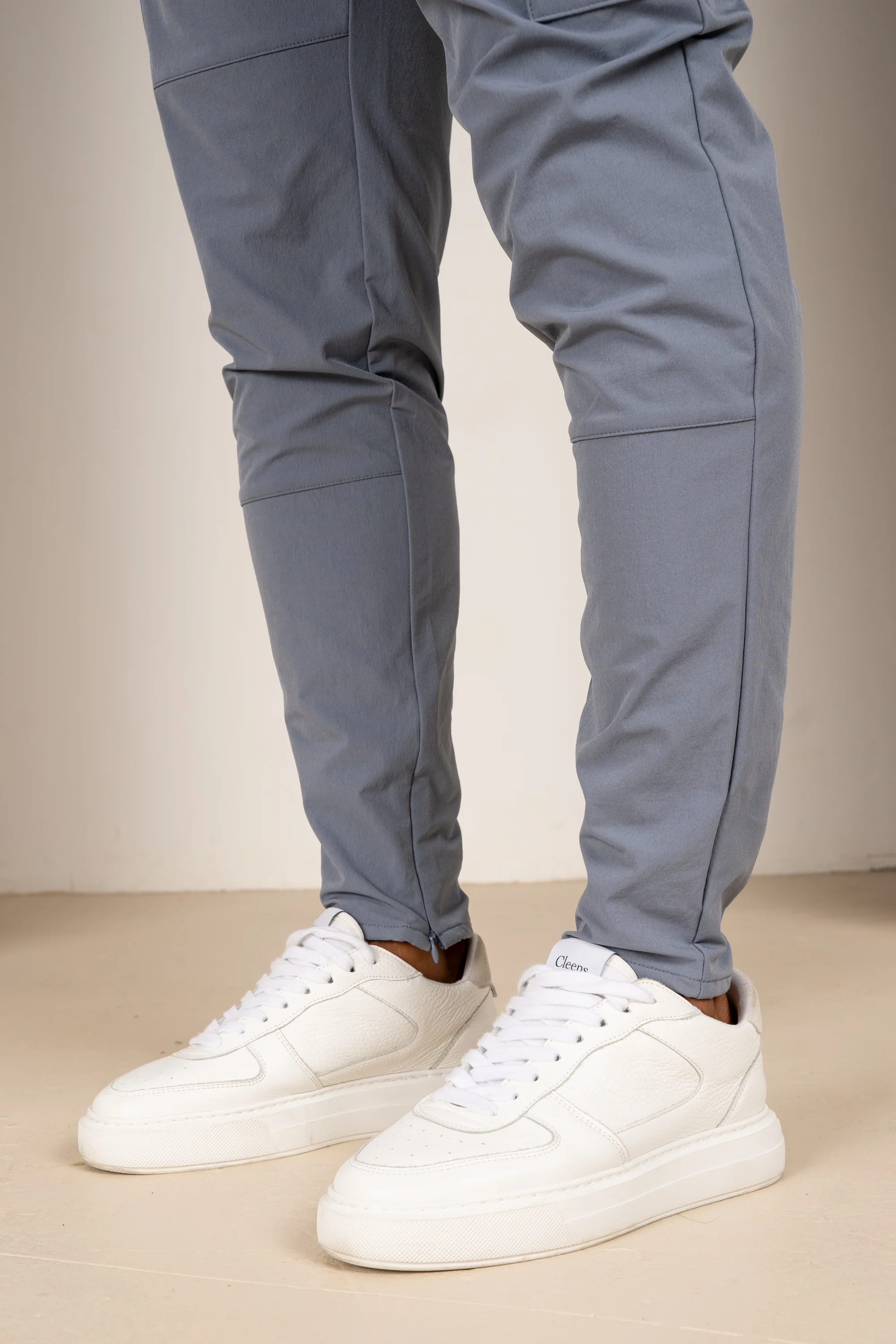 Premium Detail Cargo Pants V2 - Steel Blue