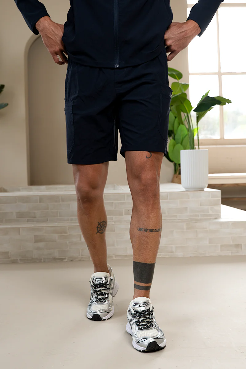 Premium Technical Shorts - Navy