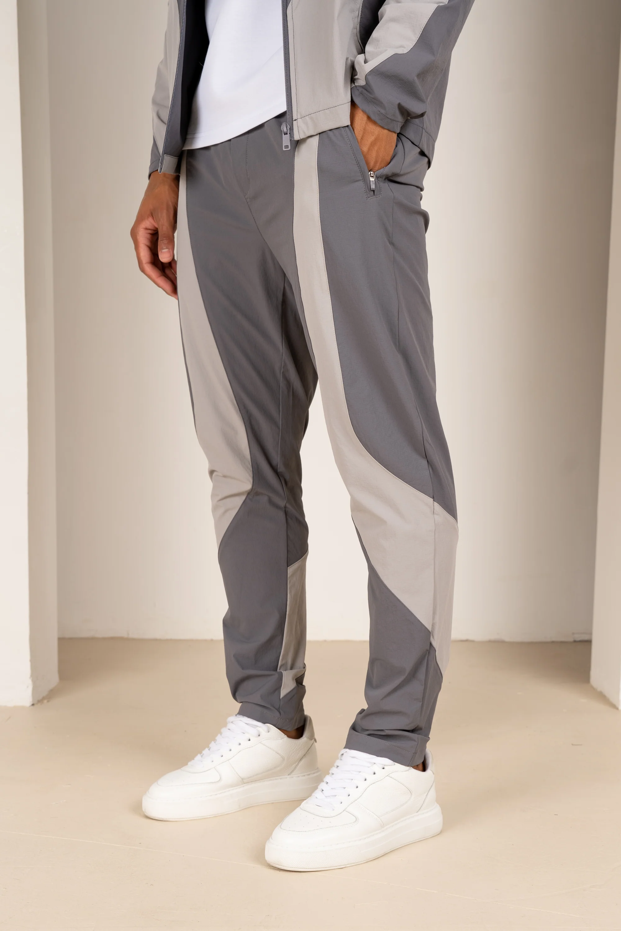 Premium Technical V2 Panelled Jacket - Grey