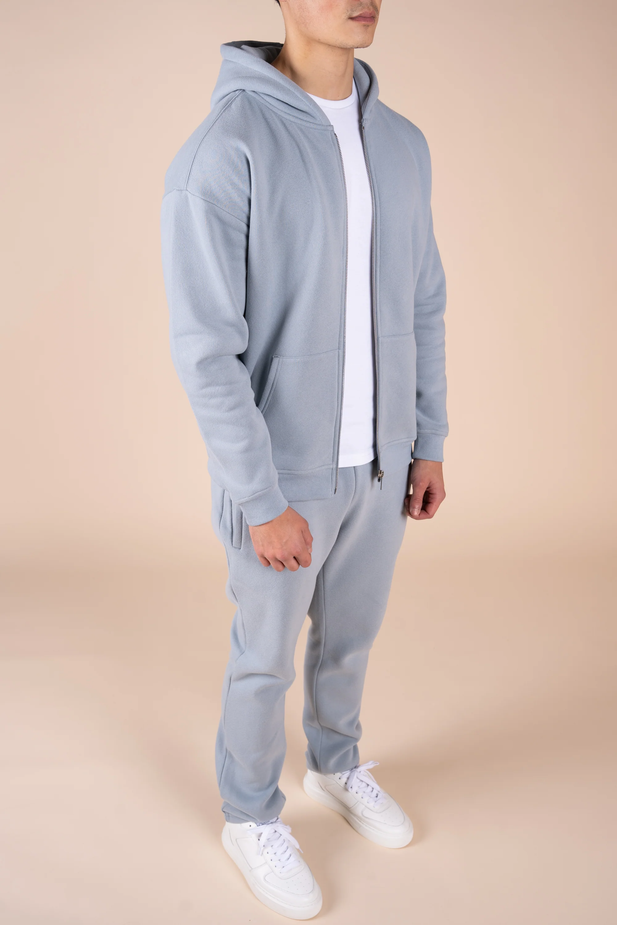 (Different leg length version) Premium Luxe Straight Leg Jogger - Powder Blue