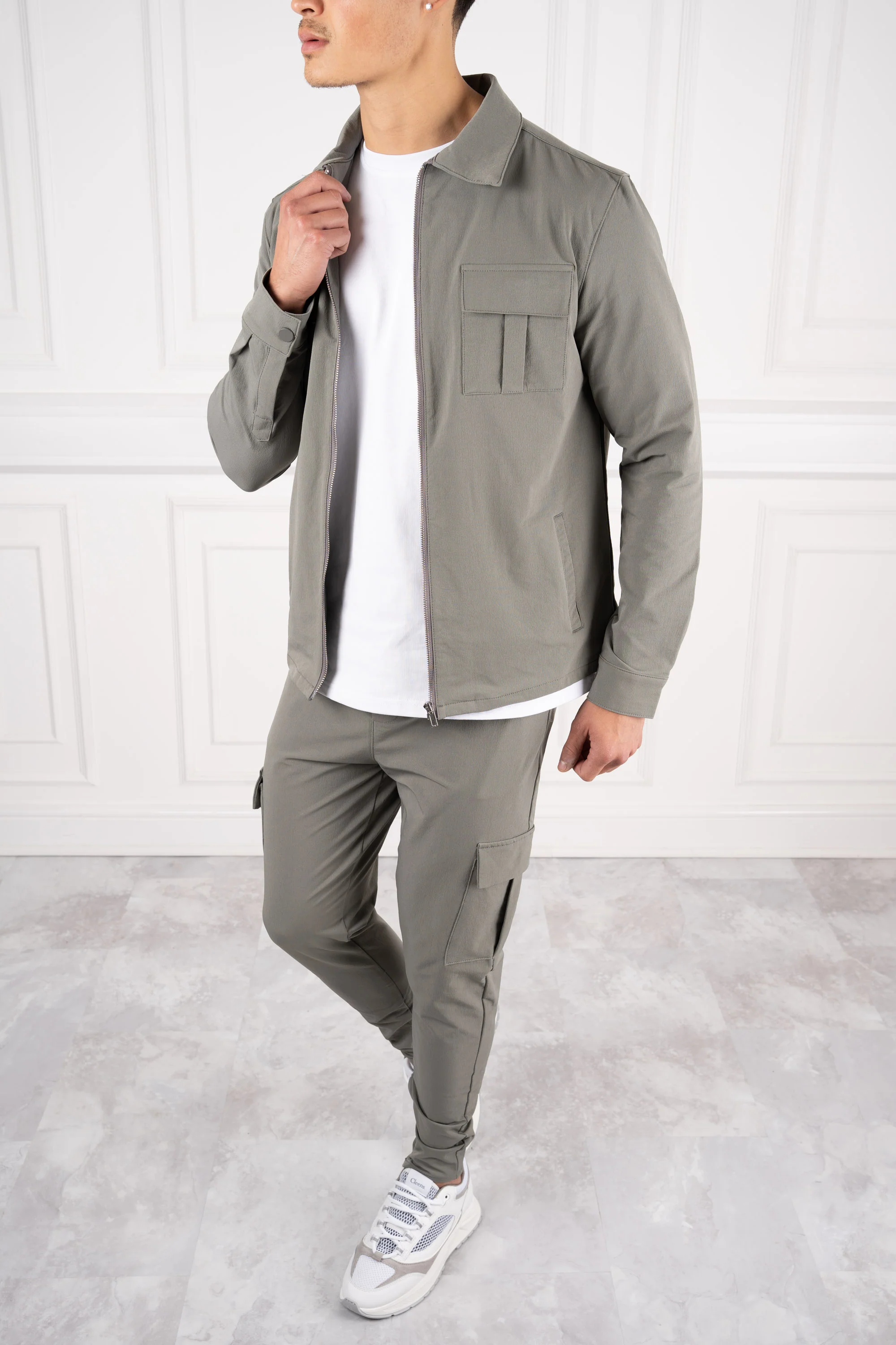 Premium Cargo Utility Pants - Taupe