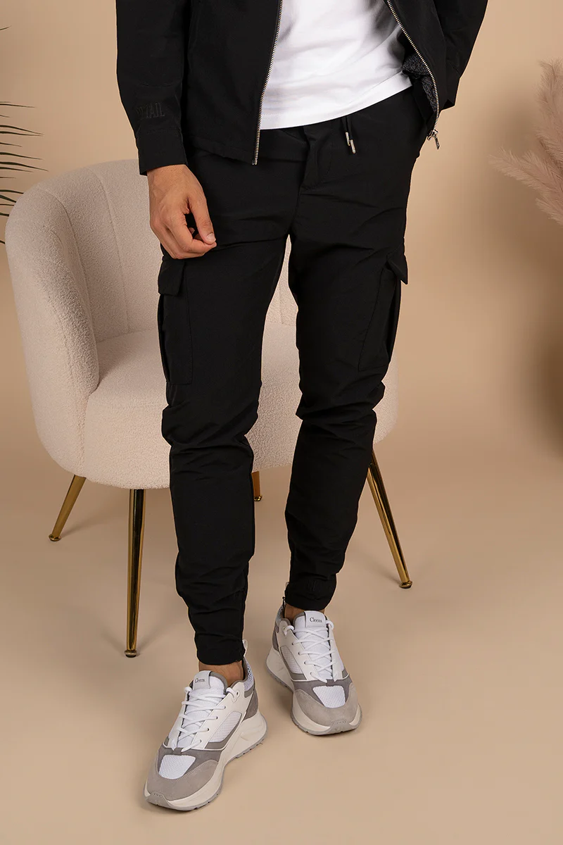 Premium Cargo Utility Pants - Black