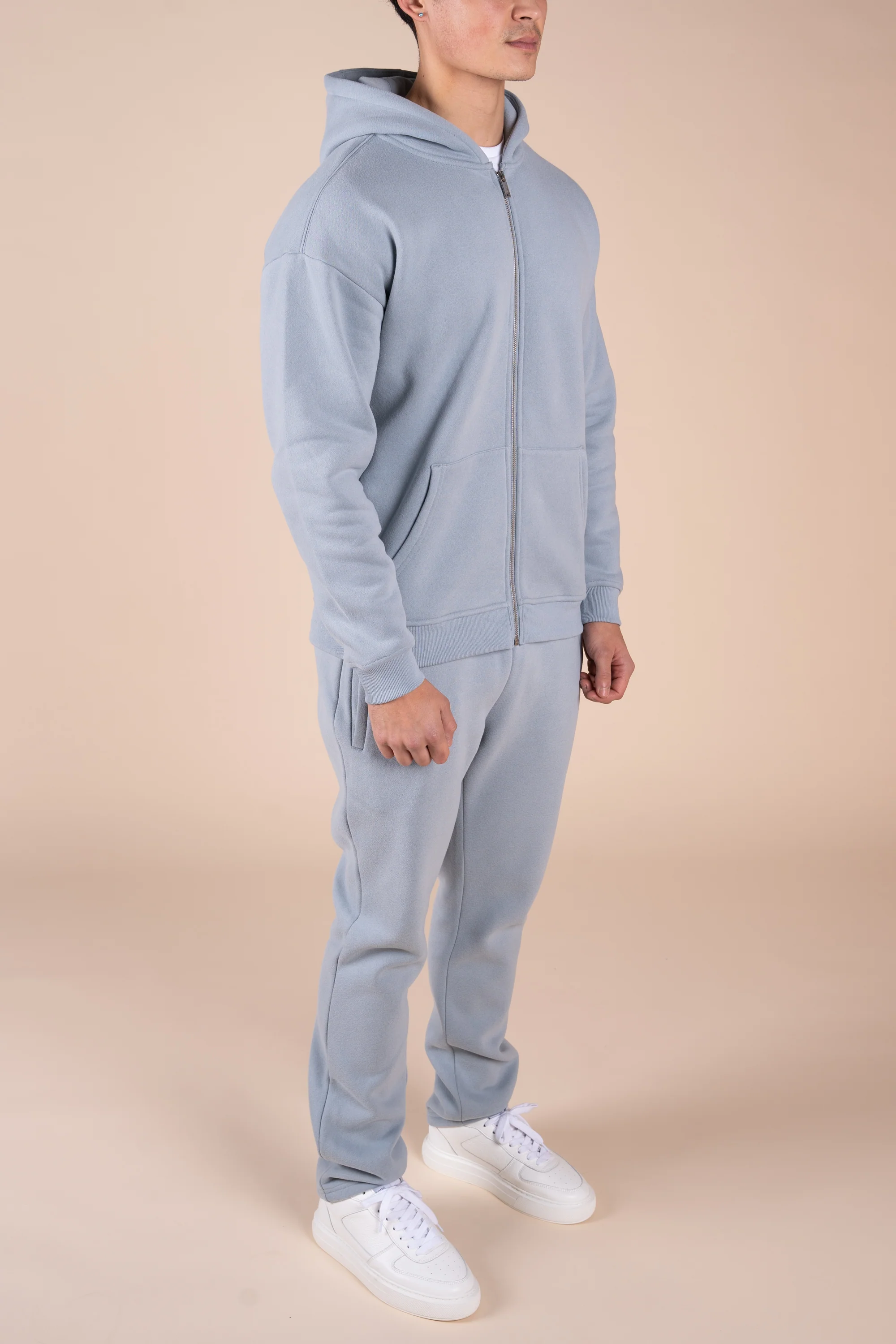 (Different leg length version) Premium Luxe Straight Leg Jogger - Powder Blue