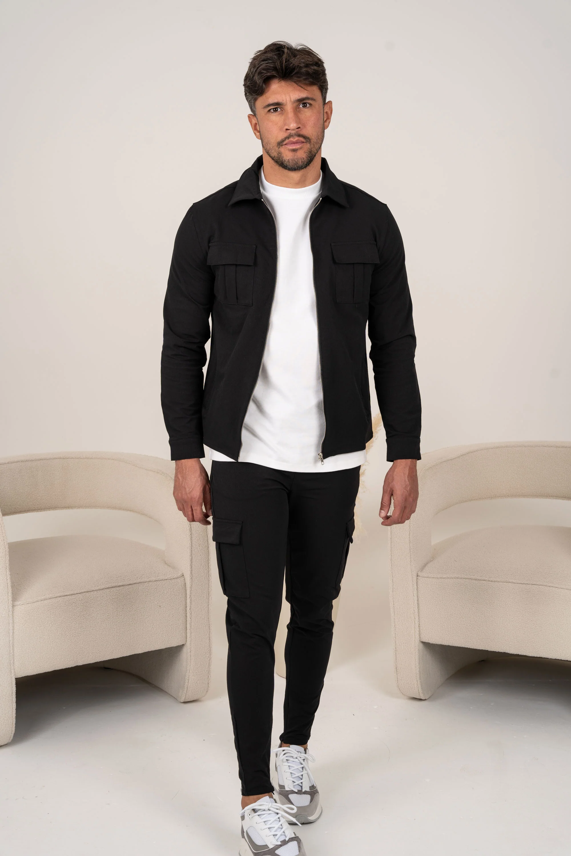 Premium Cargo Utility Pants - Black