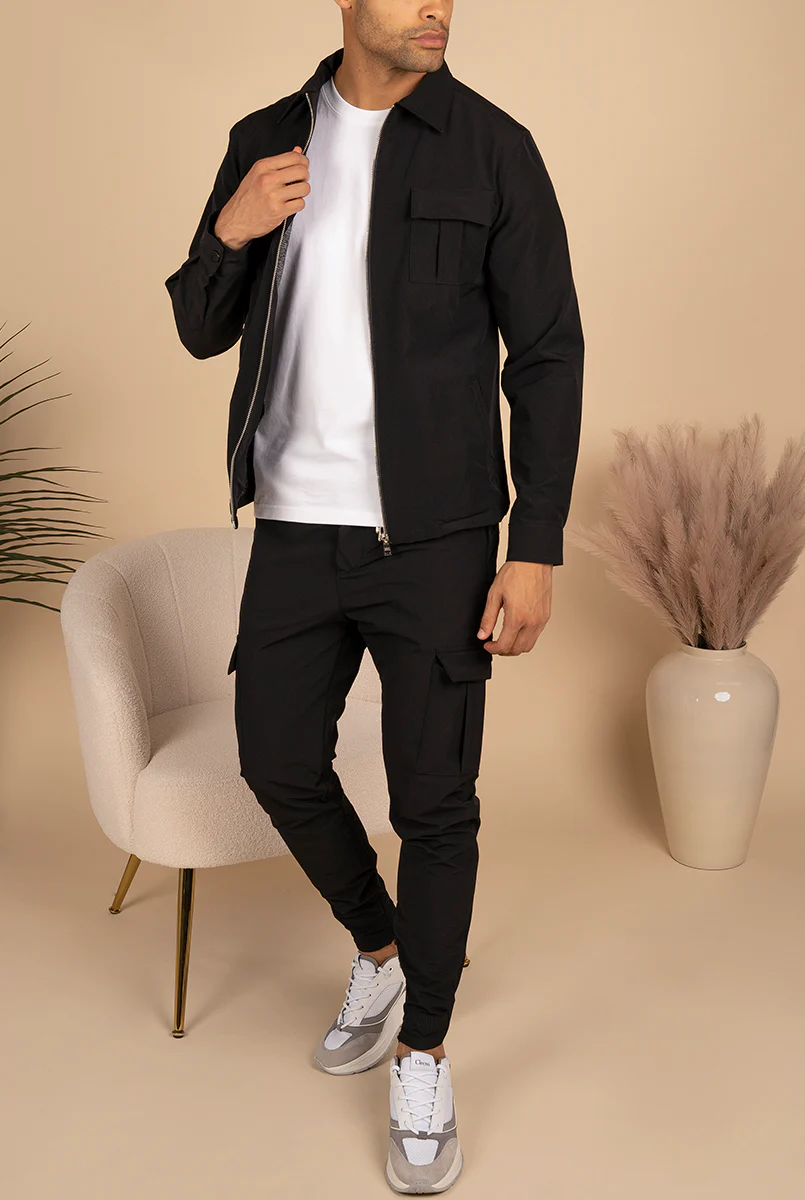 Premium Cargo Utility Pants - Black