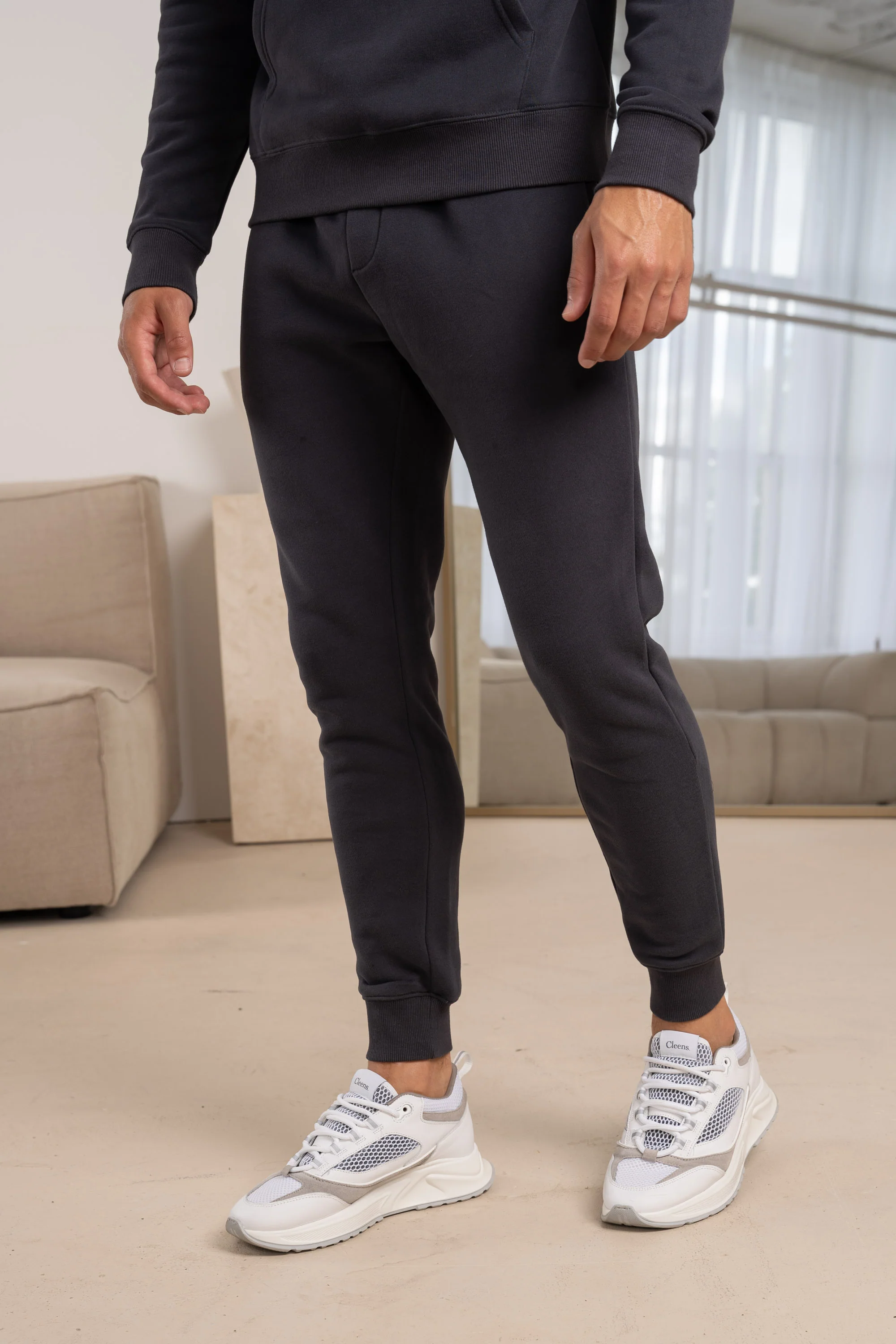 Premium Essential Tracksuit Jogger - Charcoal