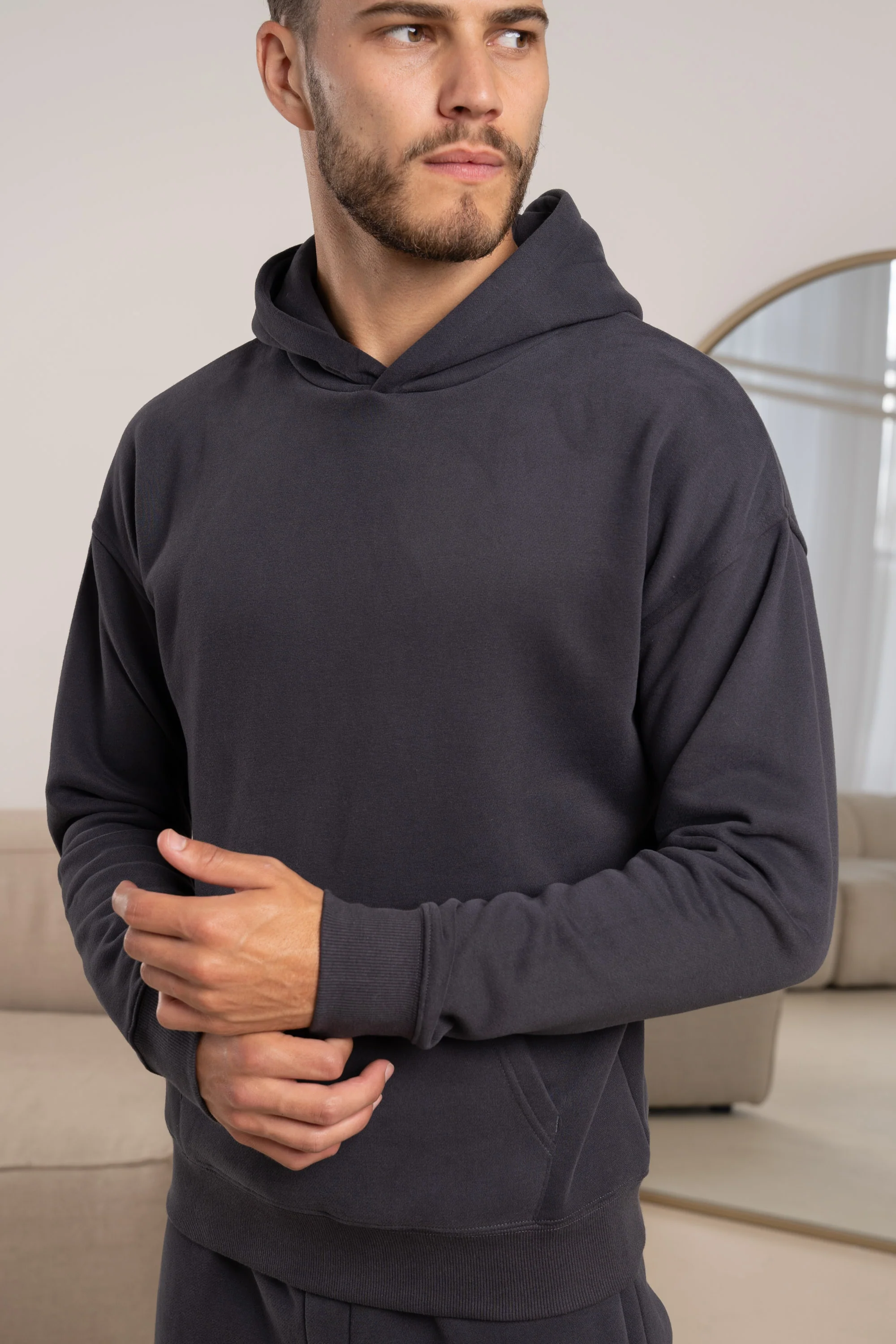 Premium Essential Tracksuit Jogger - Charcoal