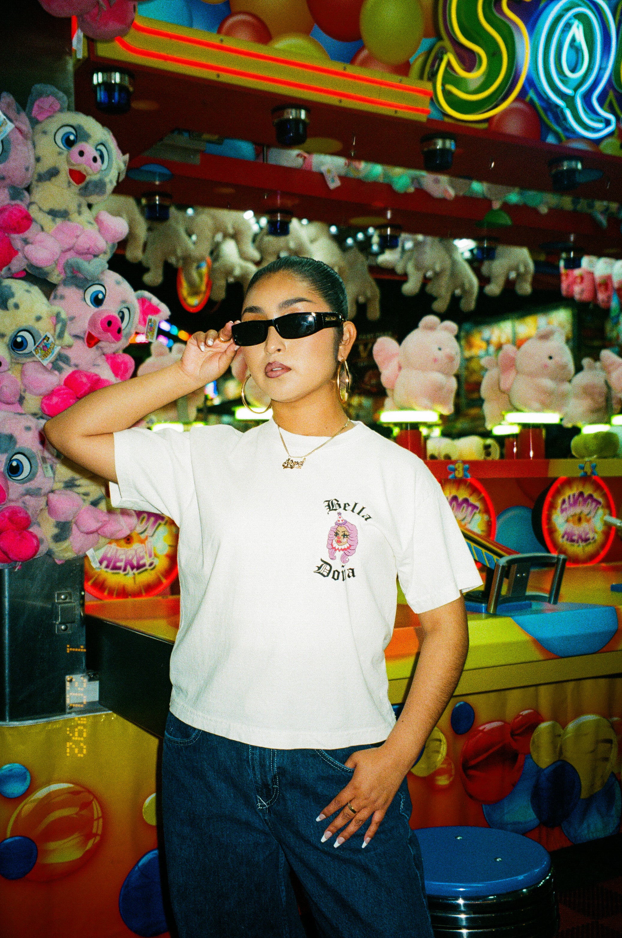 Payasita Boxy Tee - Off  White