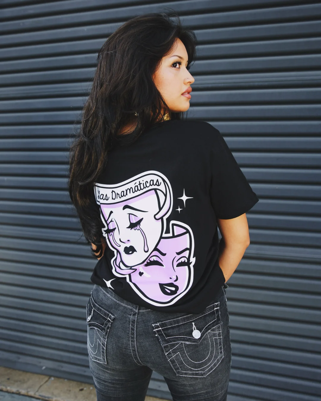 Las Dramaticas Club Tee - Black
