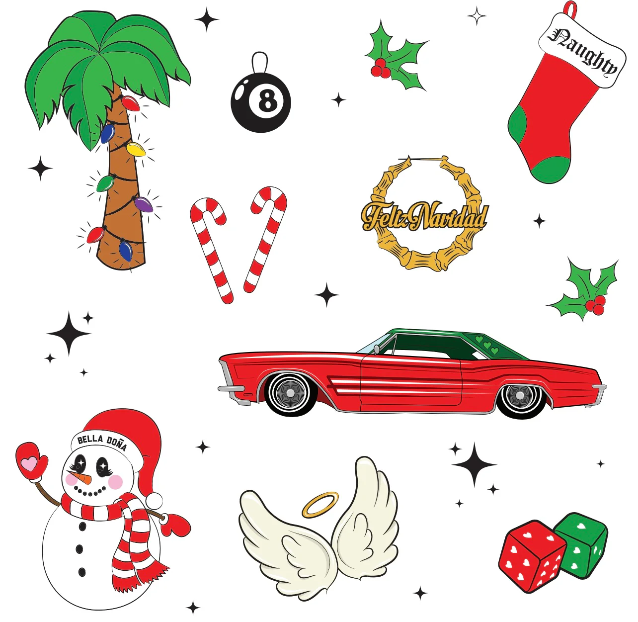 Homegirl Holiday Wrapping Paper