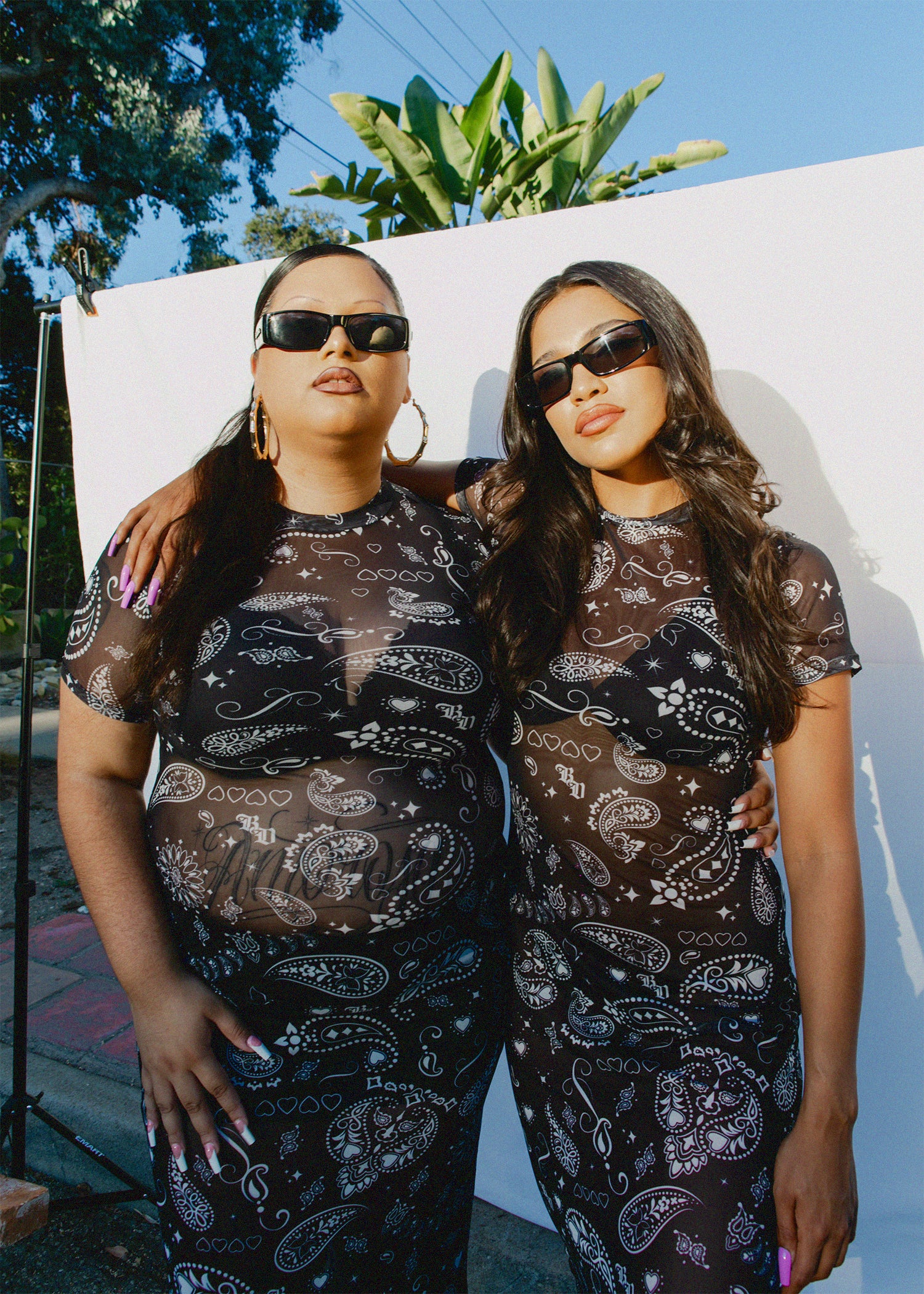 BD Paisley Mesh Dress -Black