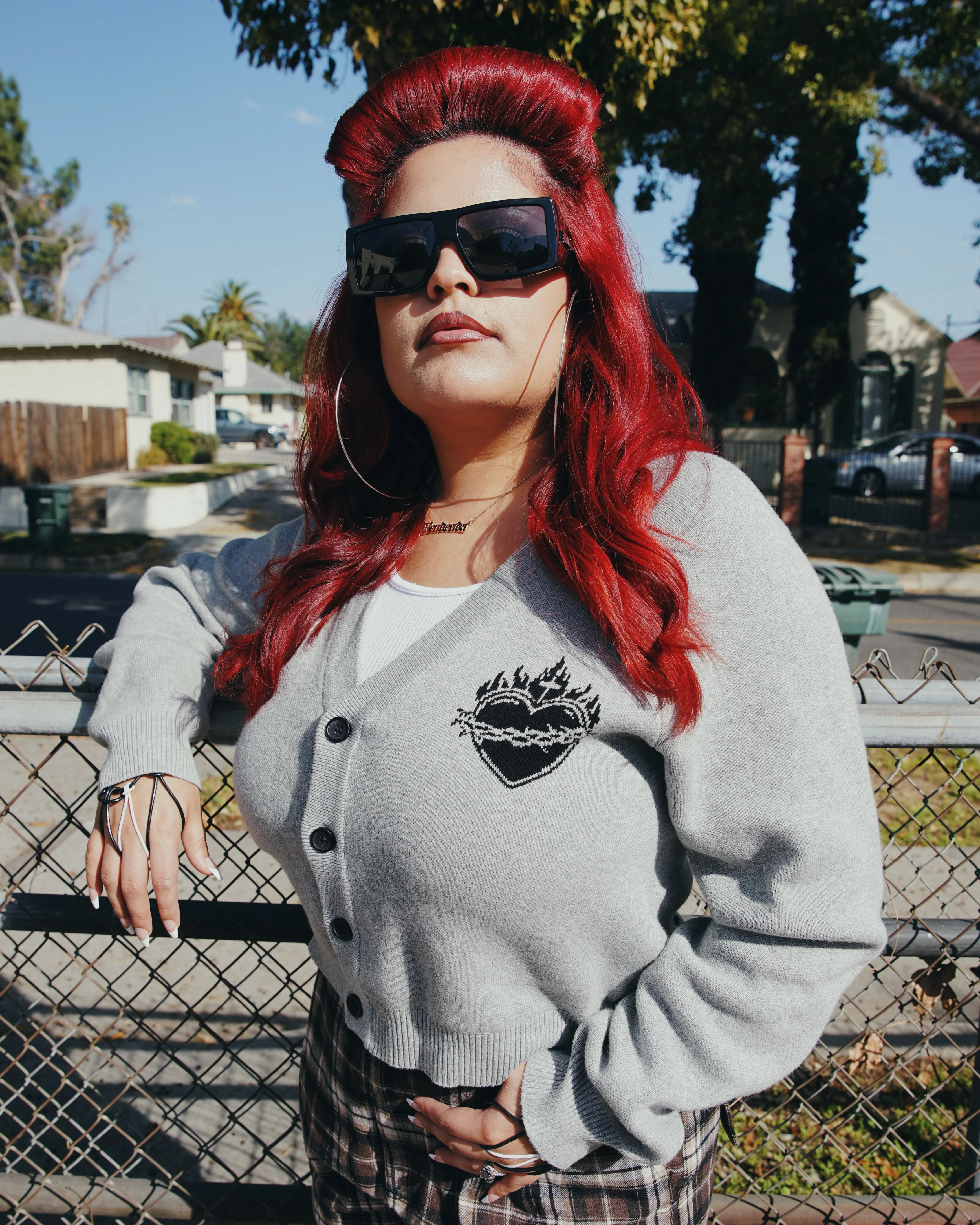 Virgencita Cardigan - Grey