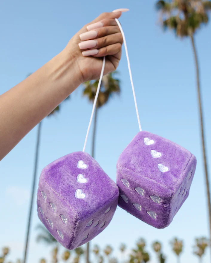 Heart Dice - Purple