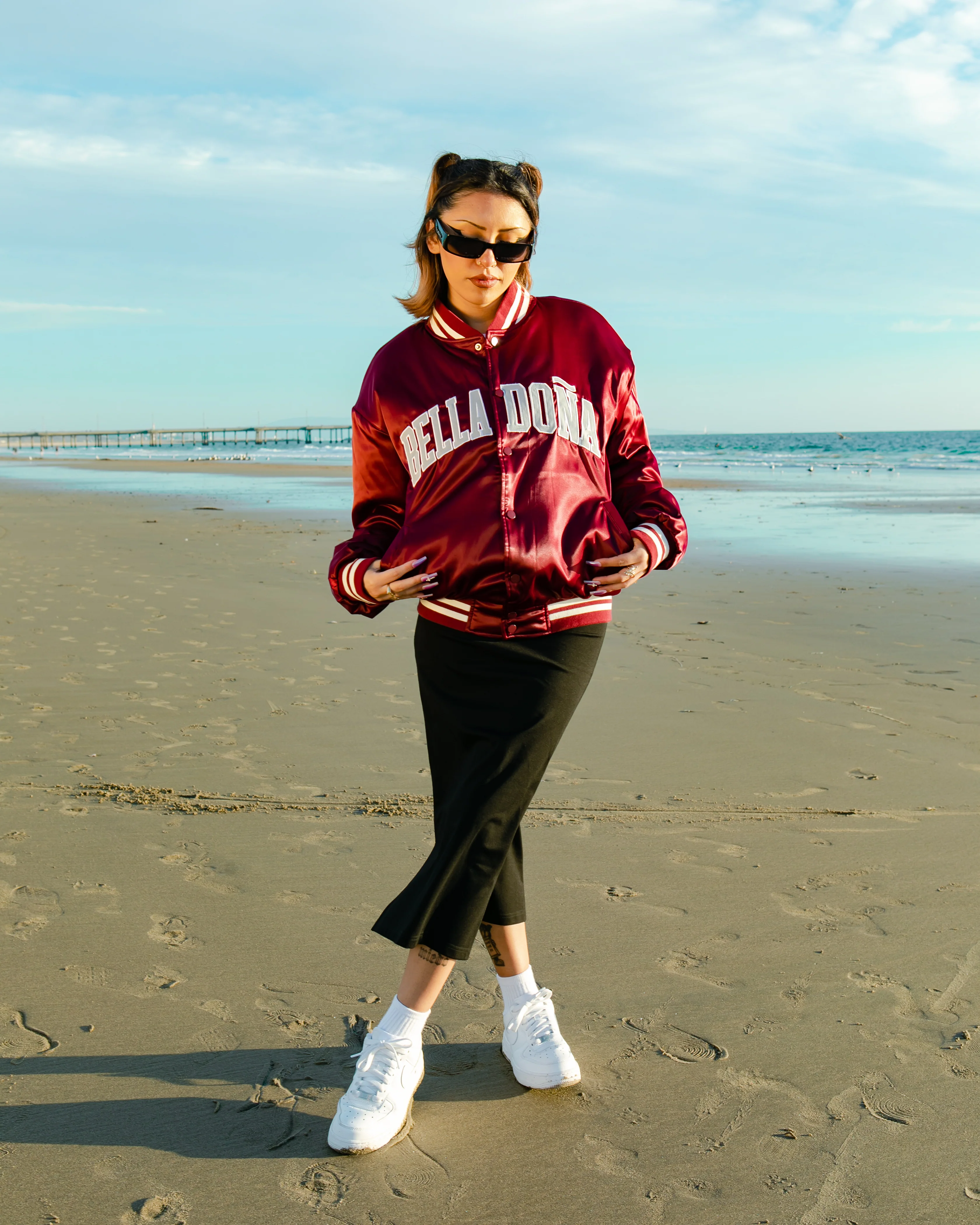 Bella Doña Team Jacket - Burgundy