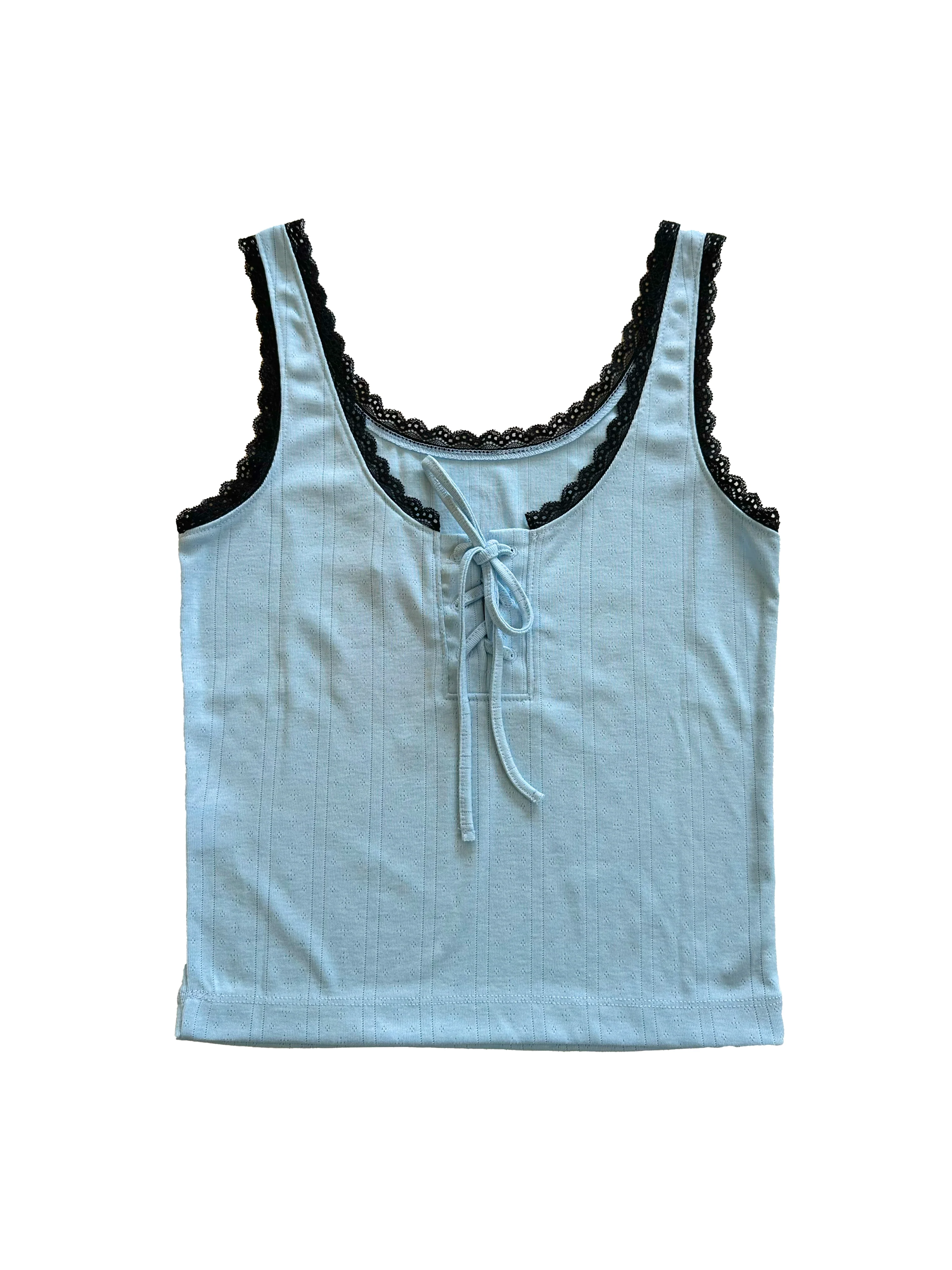 Scared Heart Tank- Blue