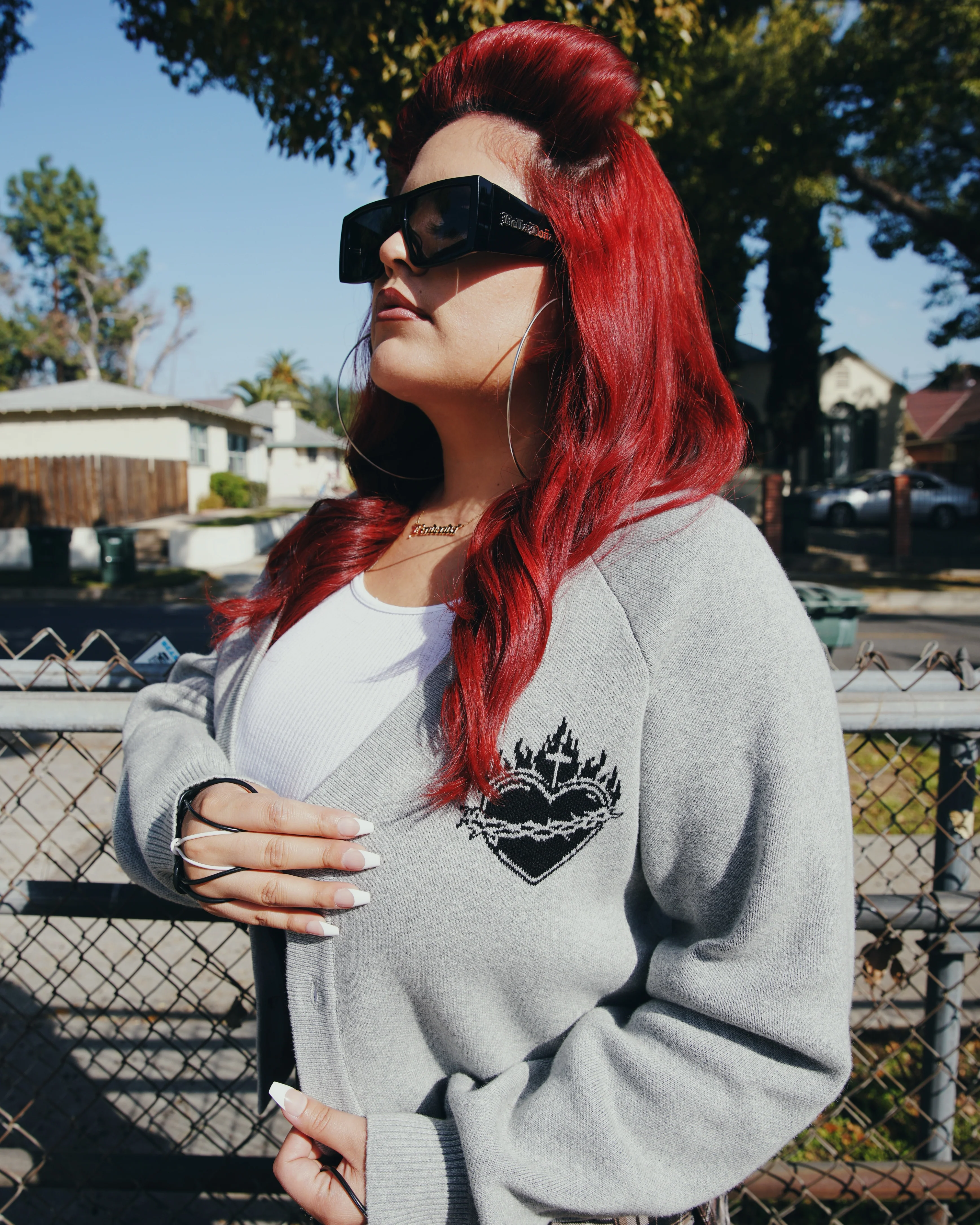 Virgencita Cardigan - Grey