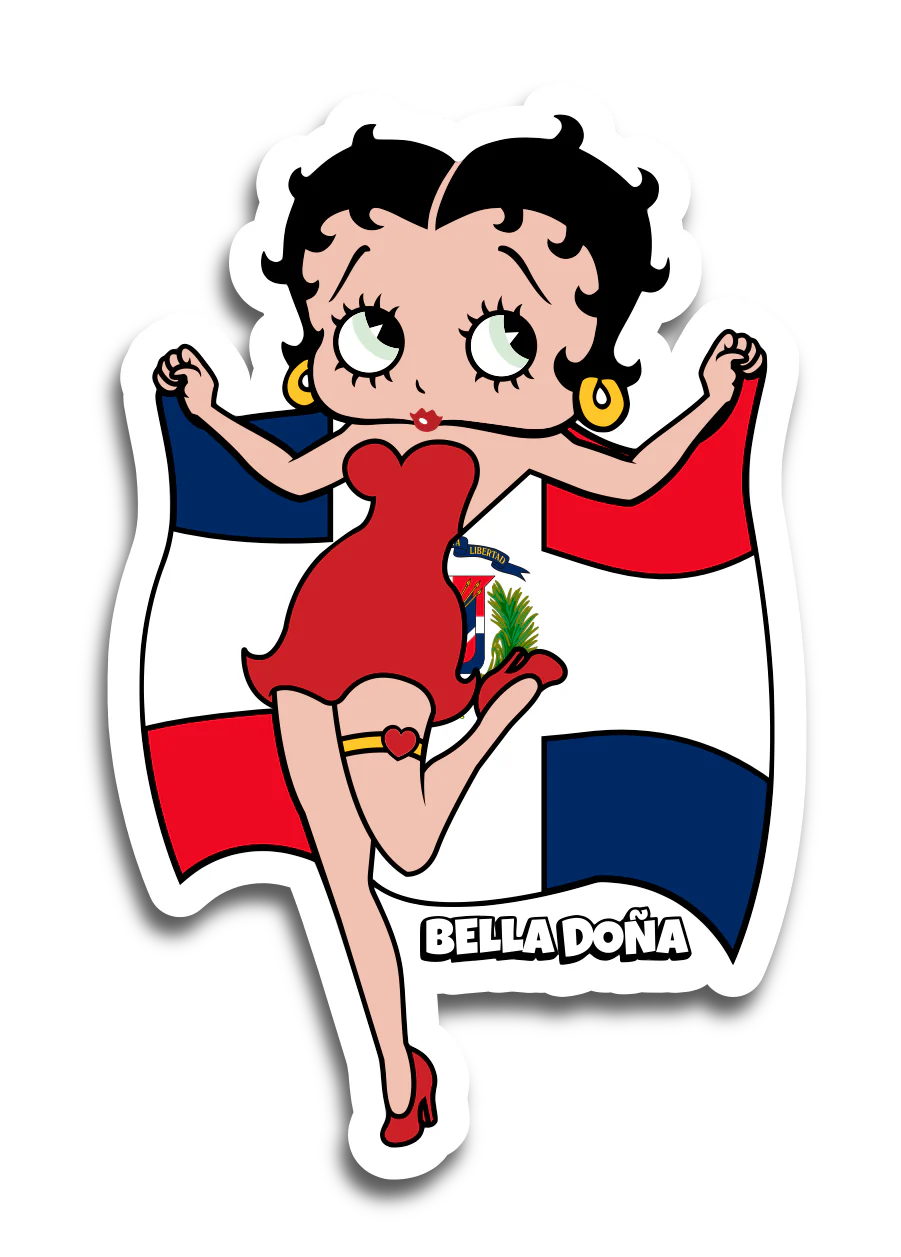 Betty Boop Sticker - Republica Dominicana