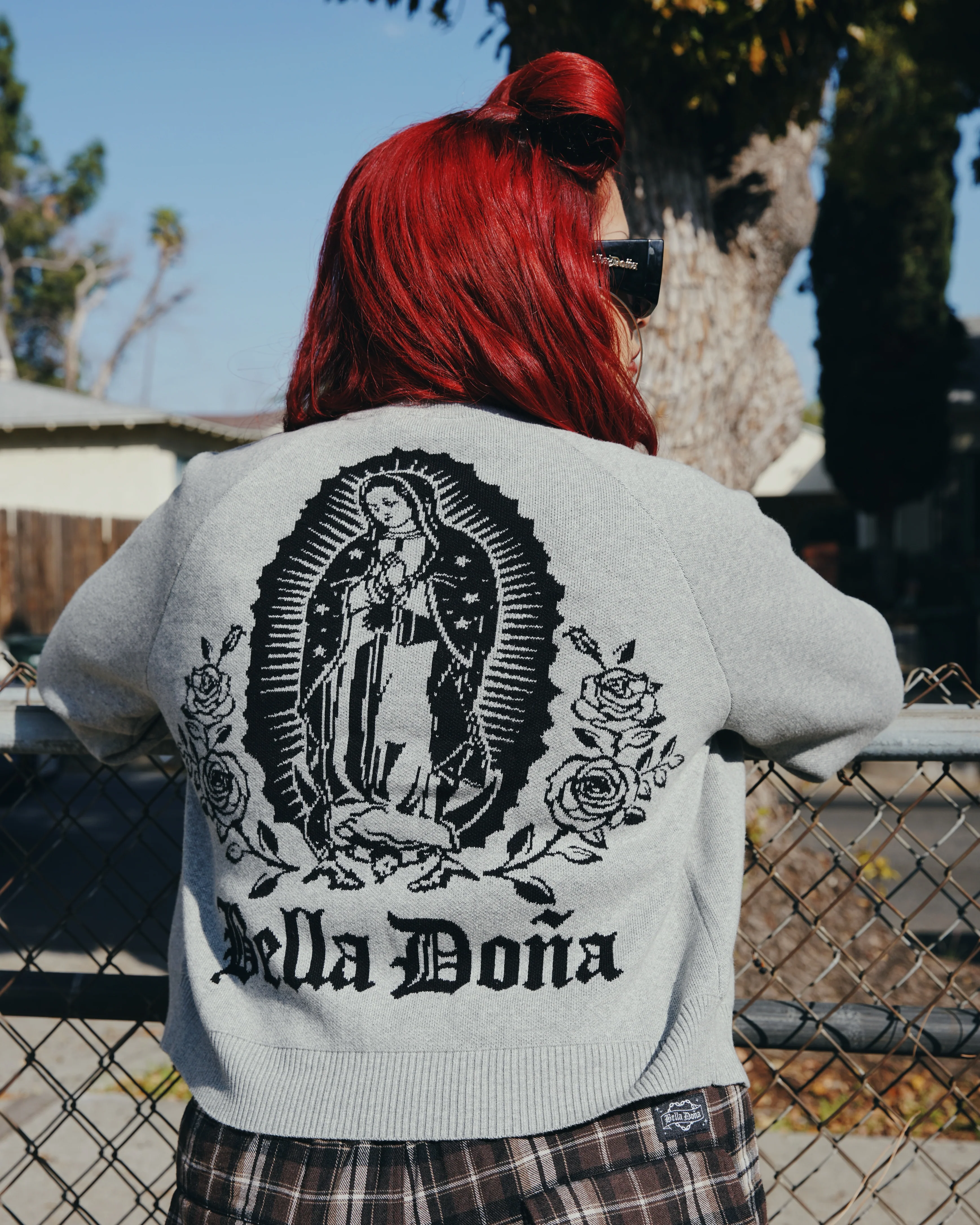 Virgencita Cardigan - Grey