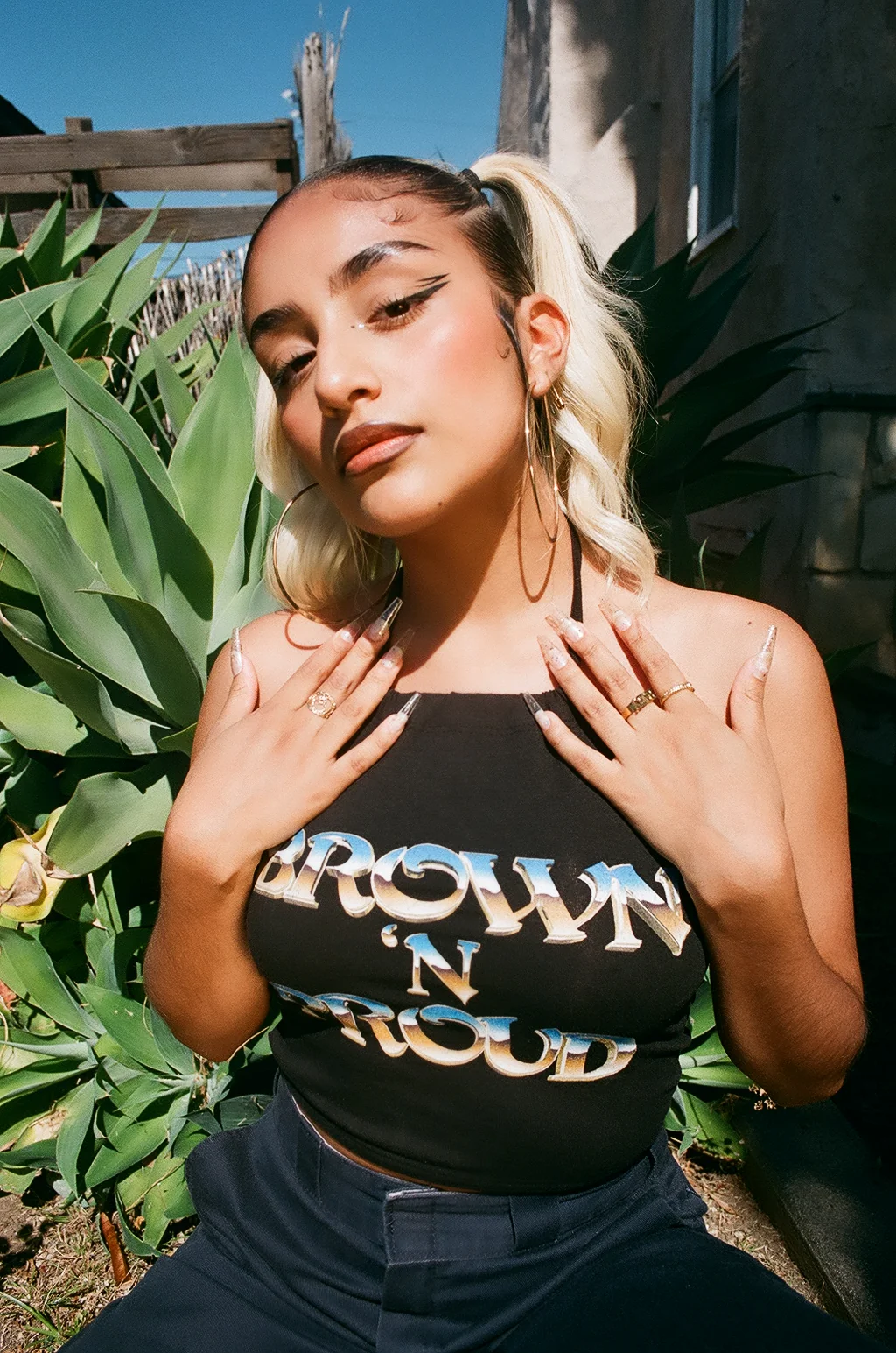 Brown 'N Proud Halter - Black