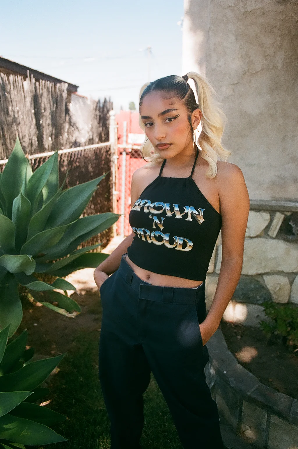 Brown 'N Proud Halter - Black