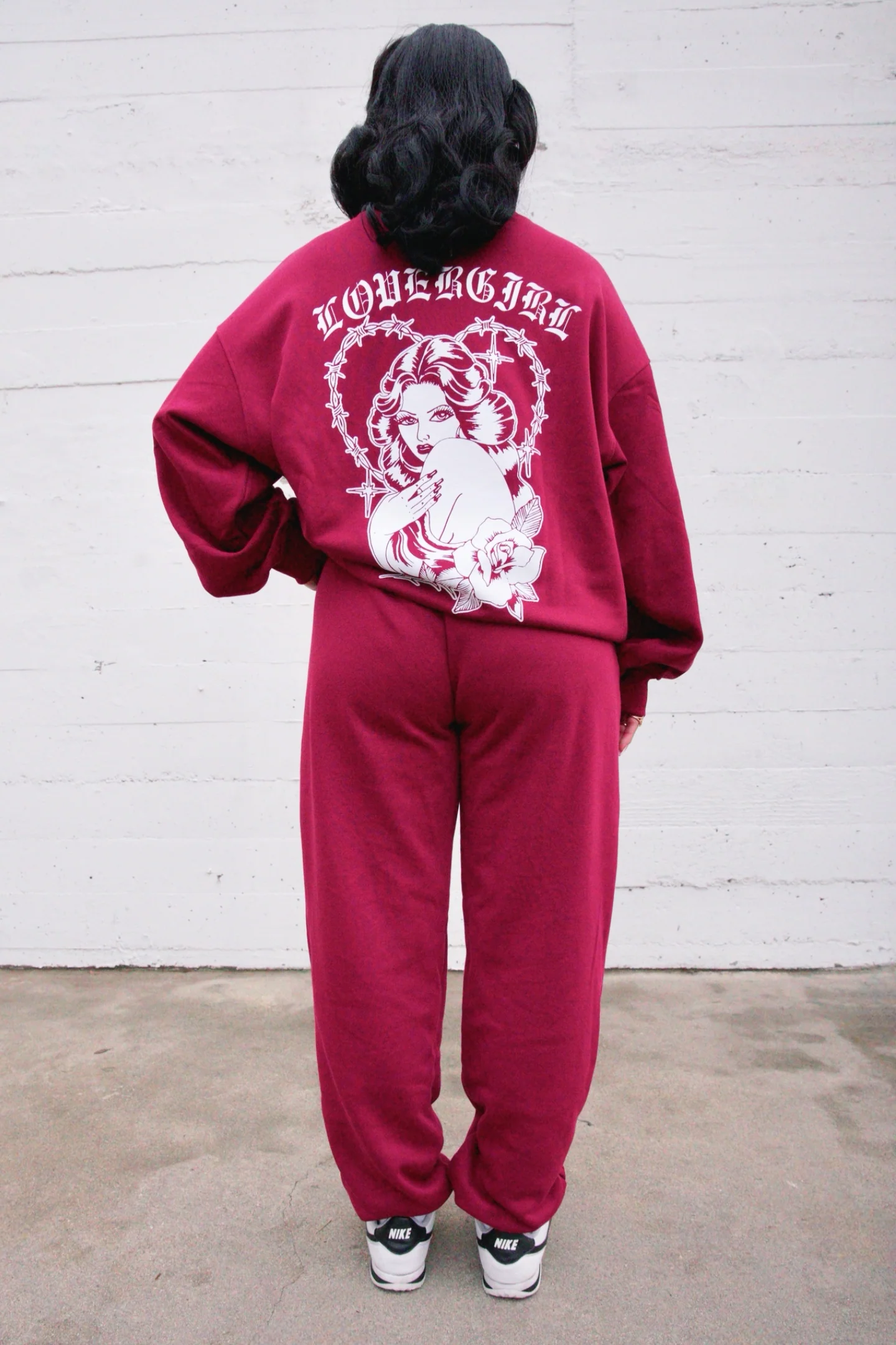 Lovergirl Lightweight Sweater - Burgundy