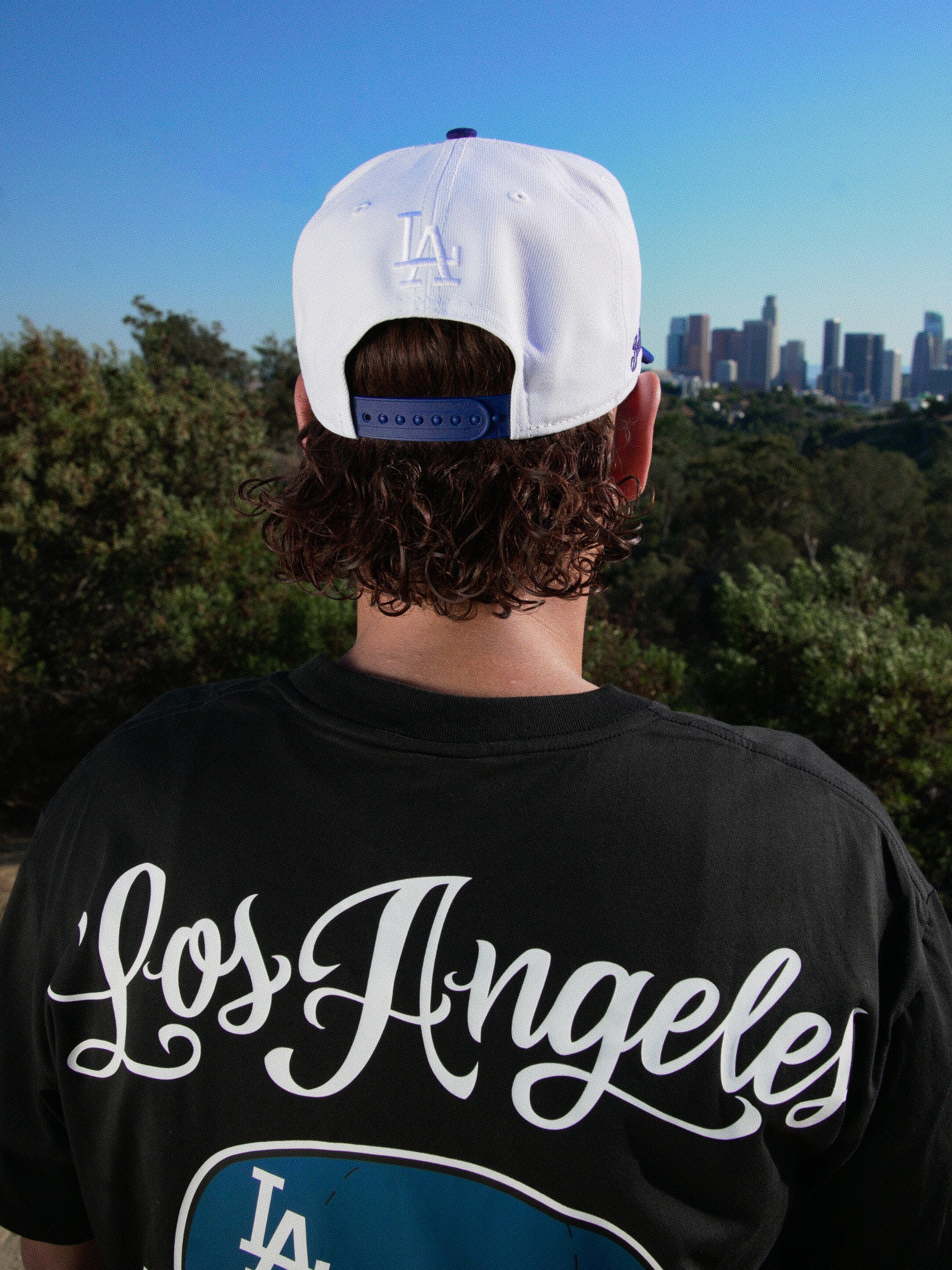 Bella Doña x Betty Boop x Los Angeles Dodgers 9FIFTY Snapback - White