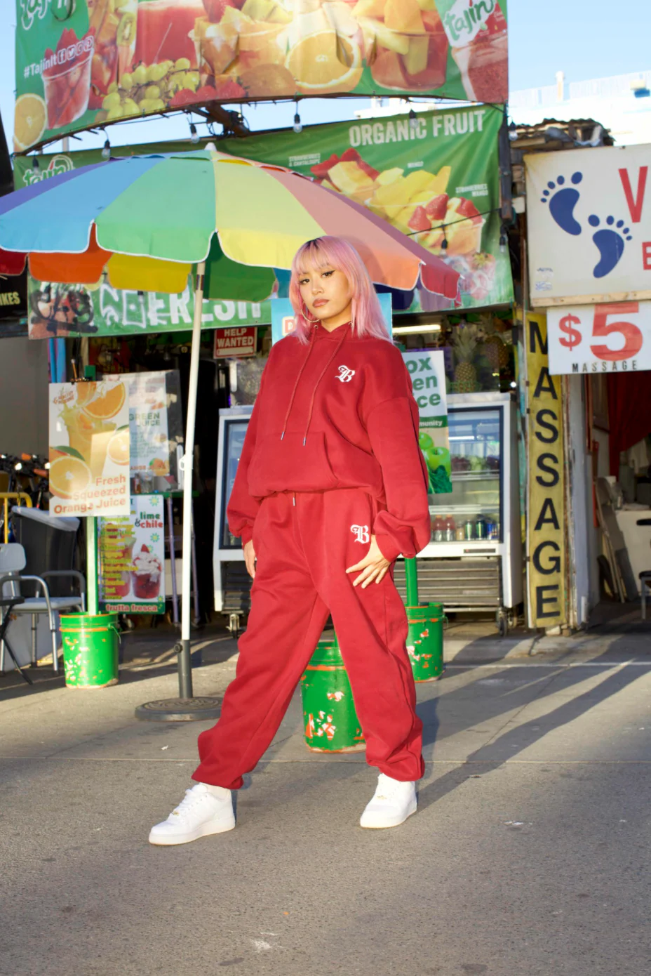 B Love Sweats - Burgundy