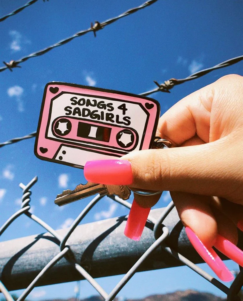 Songs 4 SadGirls Keychain