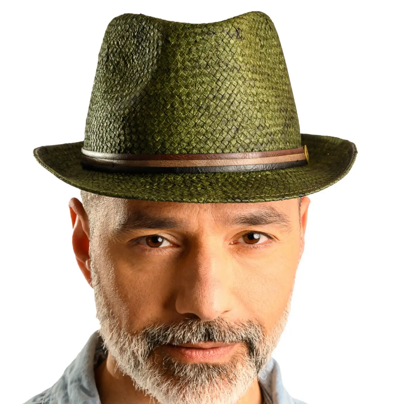Cappello Trilby a Tesa Corta Stonewashed