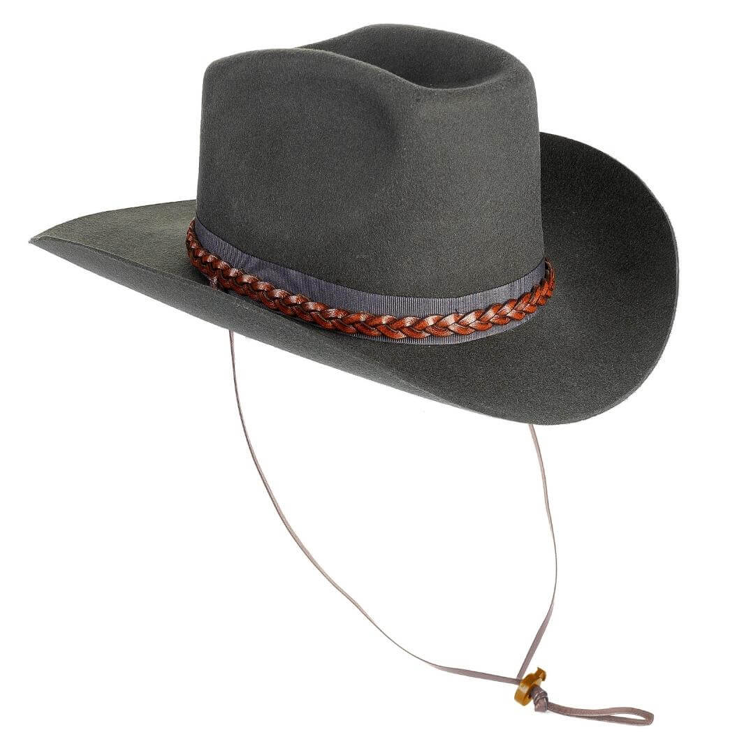 Cappello da Cowboy in Feltro di Lana Merinos Antipioggia