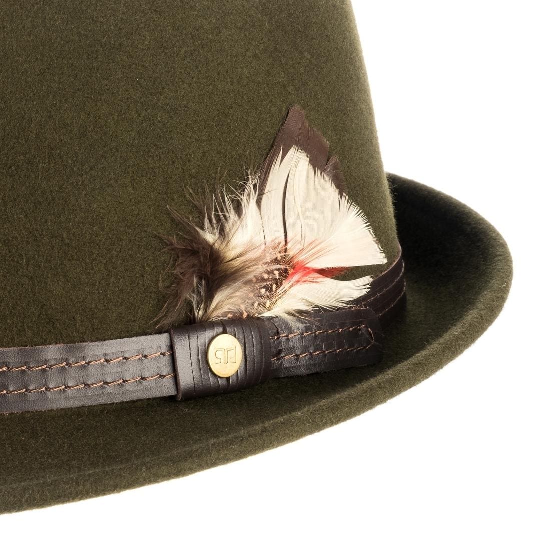 Cappello Trilby Classico in Feltro di Lana Merinos
