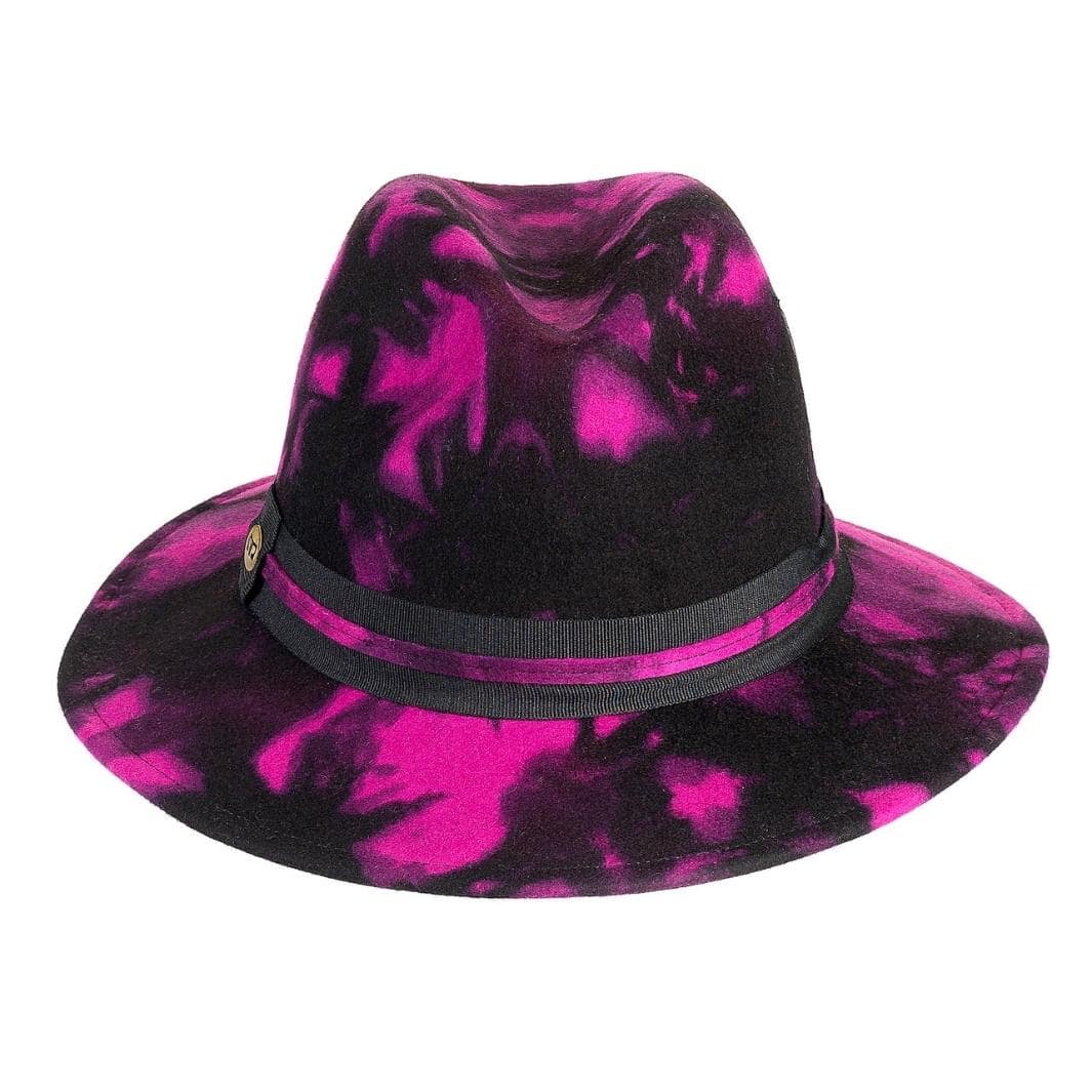 Cappello Fedora a Tesa Media in Feltro di Lana Merinos Maltinto