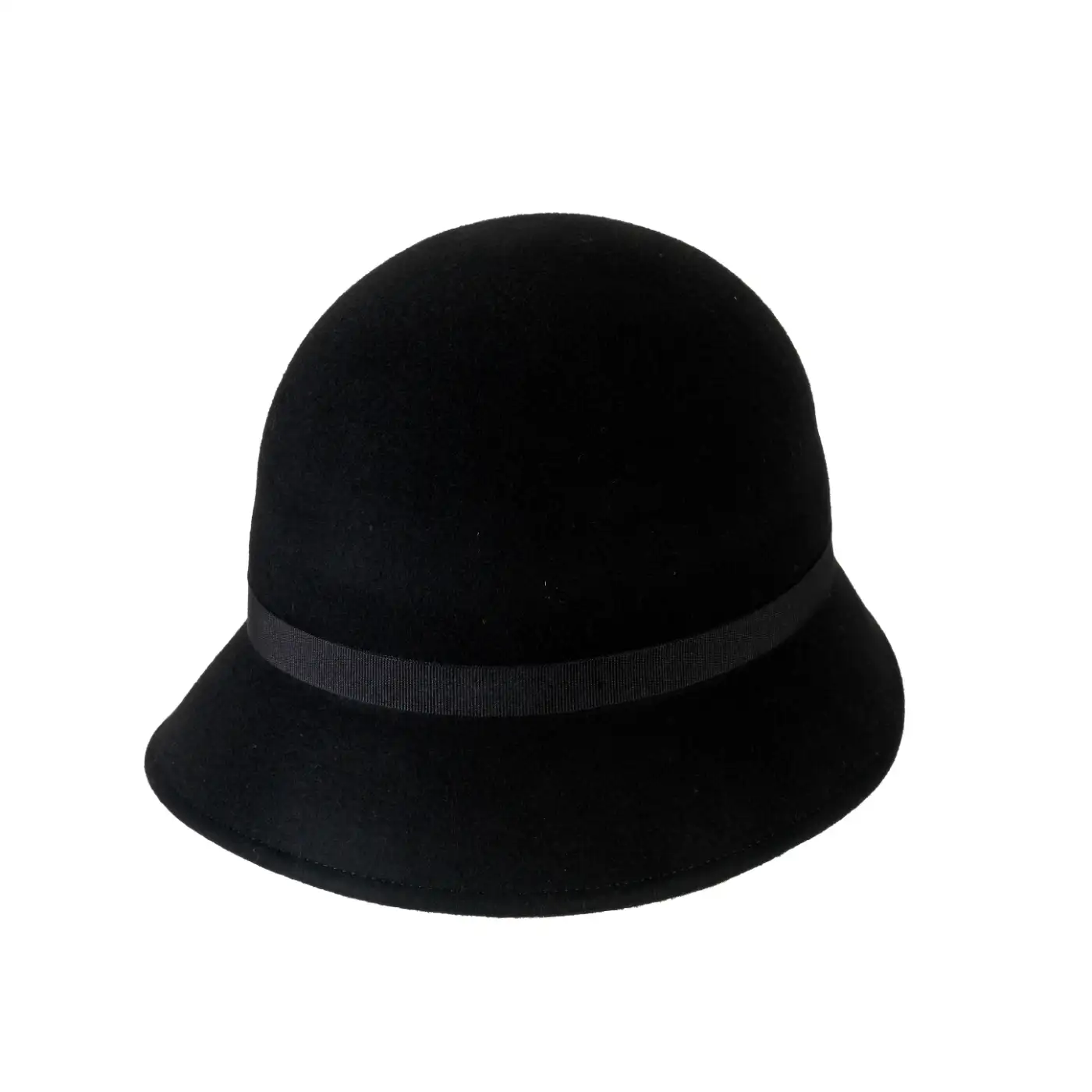 Cappello a Cloche Signorile a Tesa Media in Feltro di Lana Merinos