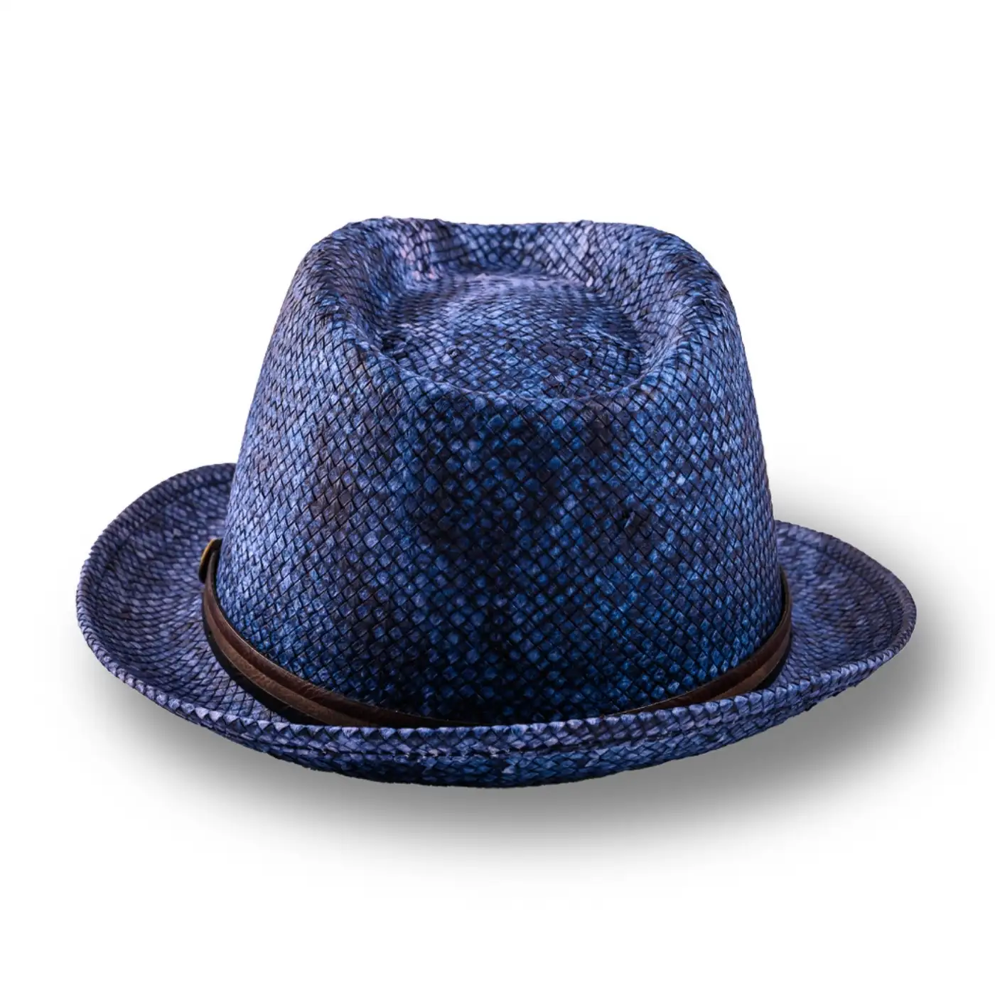 Cappello Trilby a Tesa Corta Stonewashed