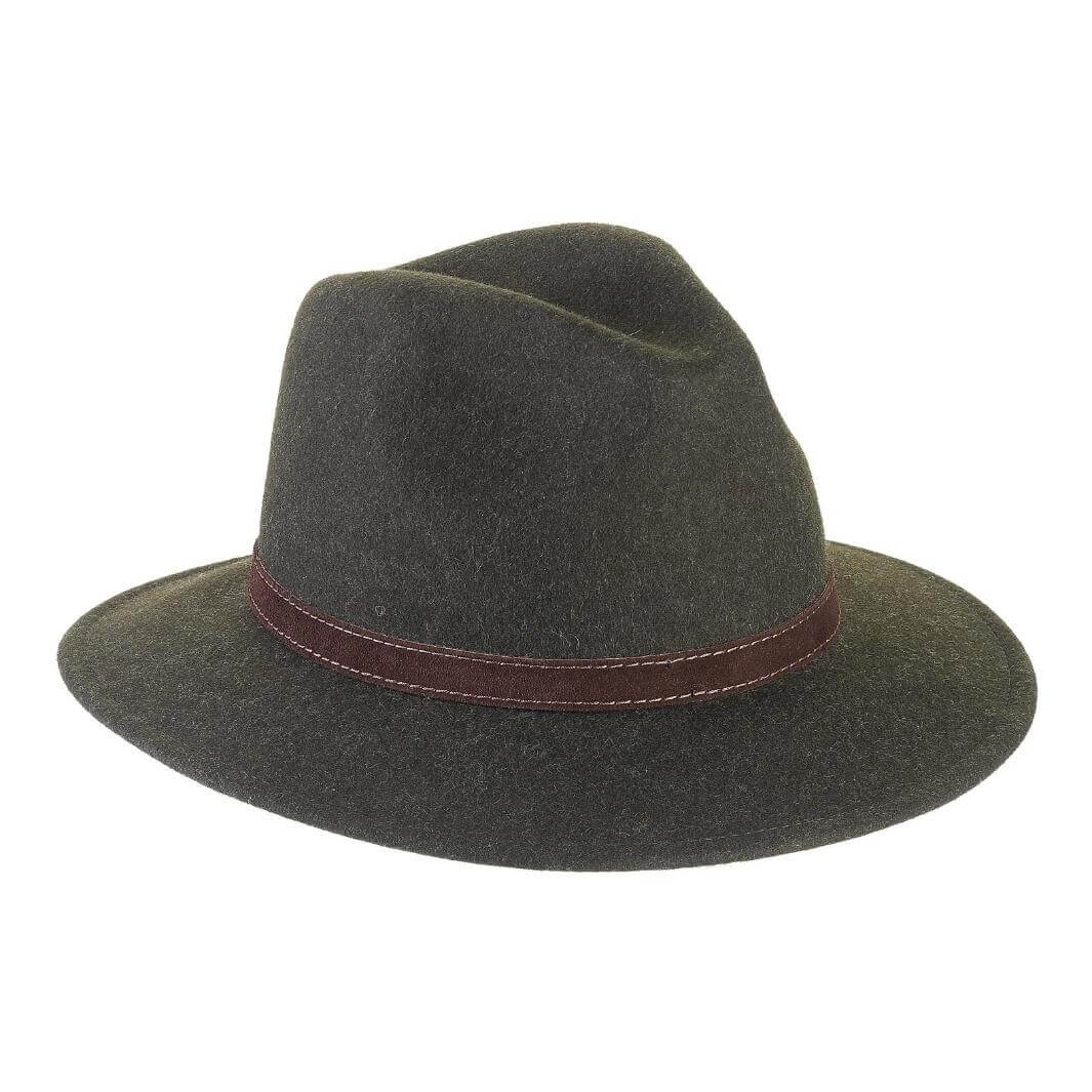 Cappello a Tesa Media in Feltro di Lana Merinos