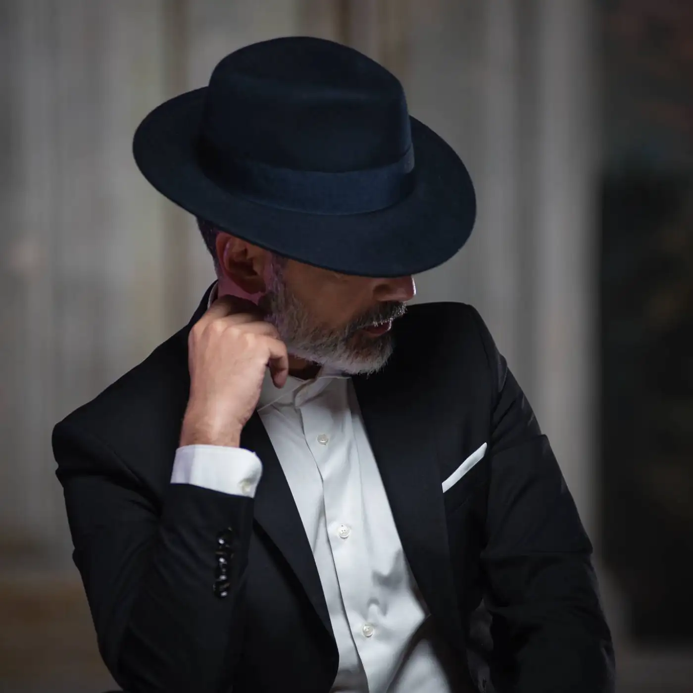 Cappello Fedora Coccos in Feltro di Lana Merinos