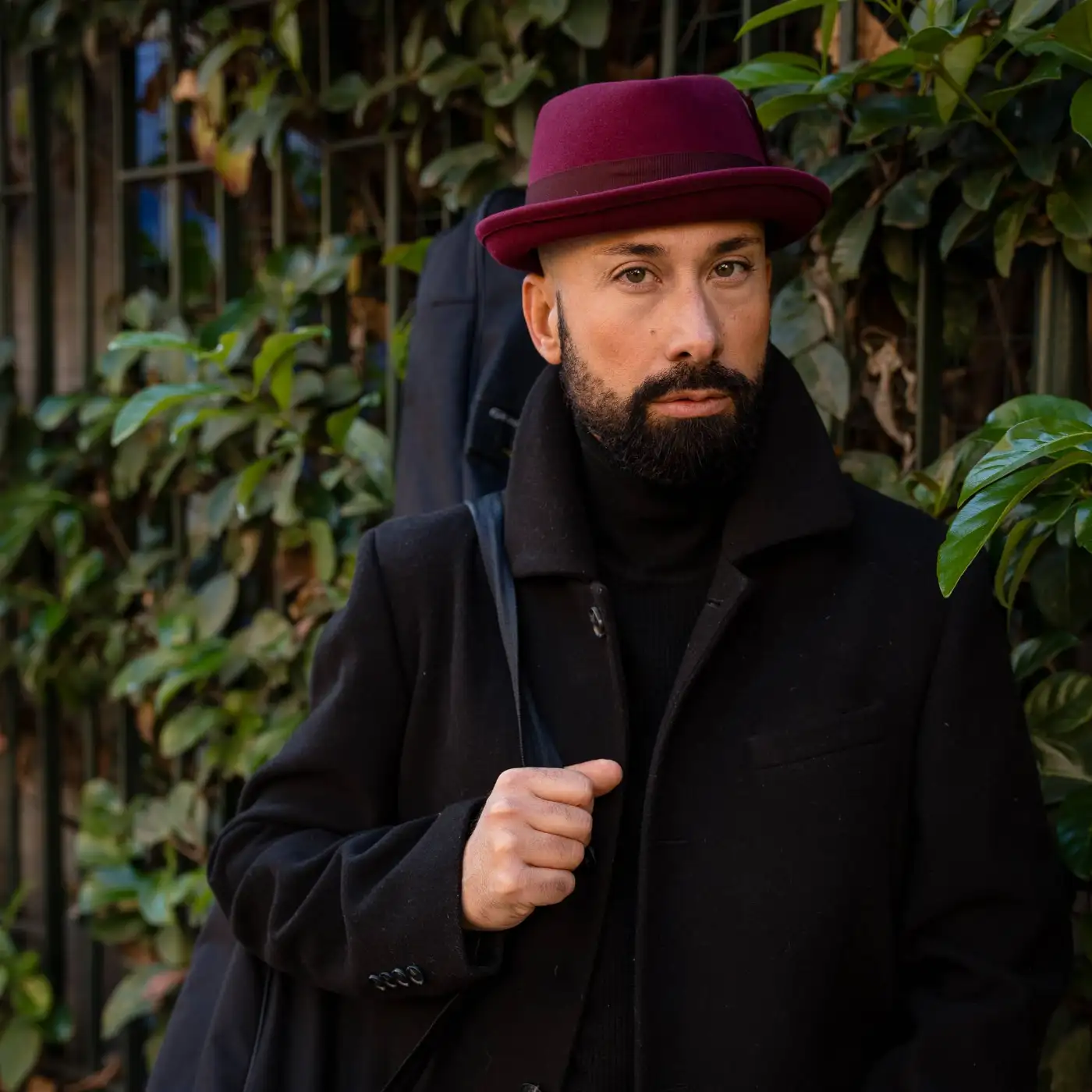 Cappello Pork Pie in Feltro Raso di Lapin con Fodera