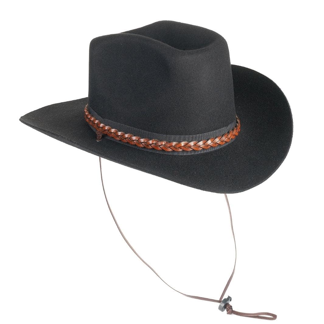Cappello da Cowboy in Feltro di Lana Merinos Antipioggia