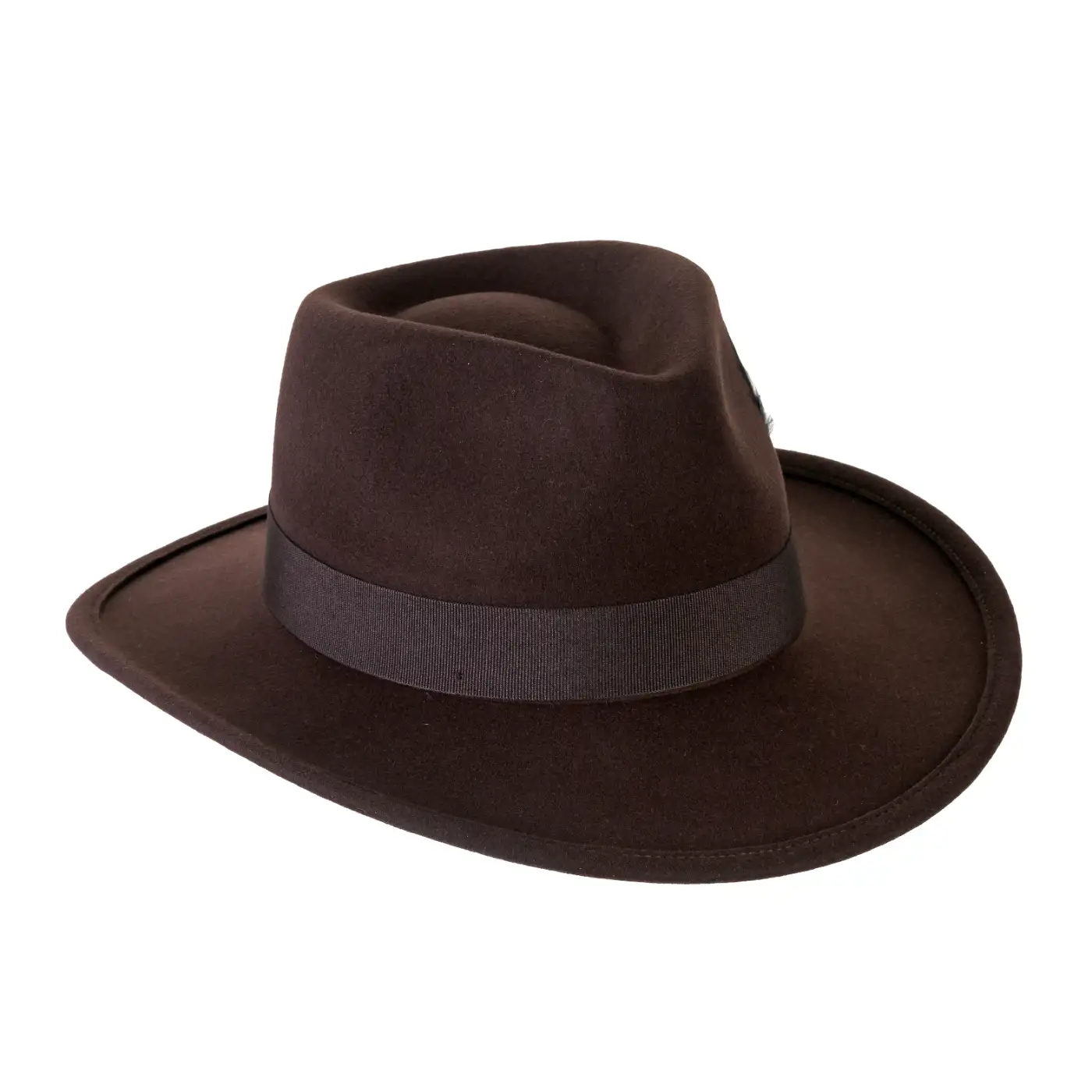 Cappello Australiano in Feltro di Morbido Cashmere Antipioggia