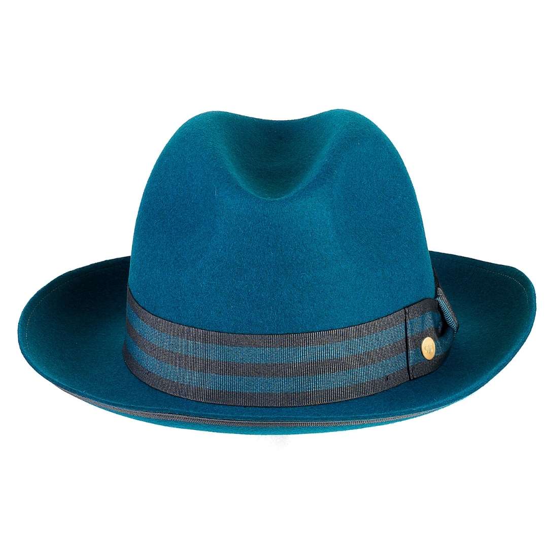 Cappello Trilby Jazz a Tesa Media in Feltro di Lana Merinos