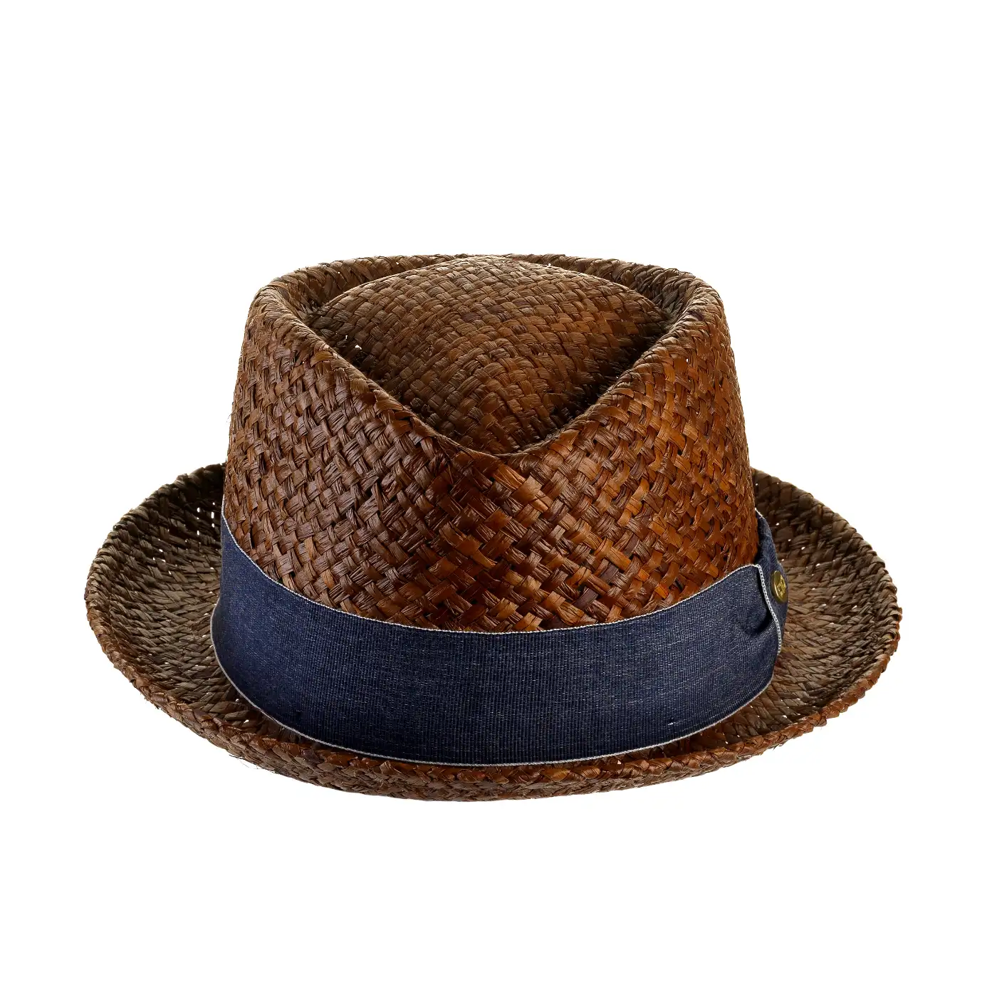 Cappello Pork Pie Estivo in Rafia