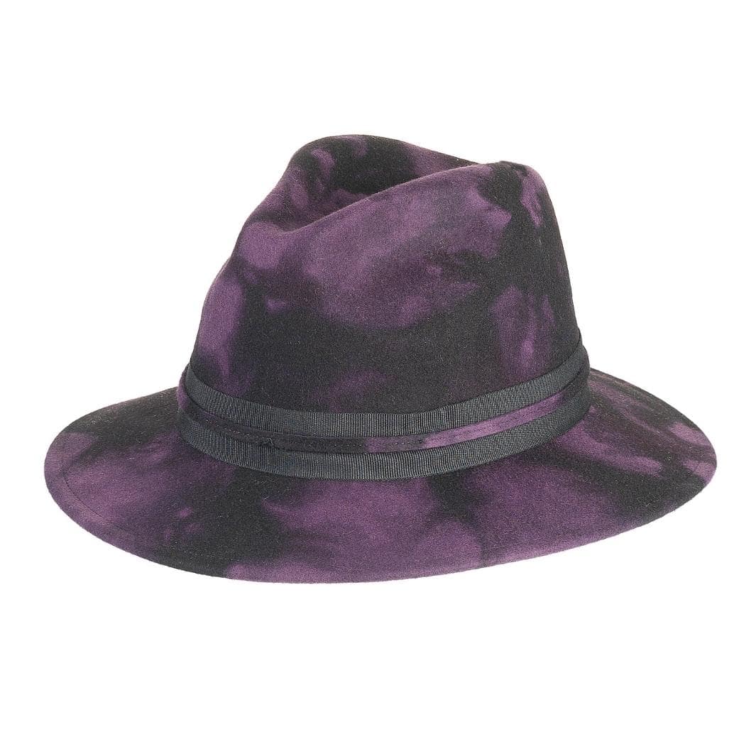 Cappello Fedora a Tesa Media in Feltro di Lana Merinos Maltinto