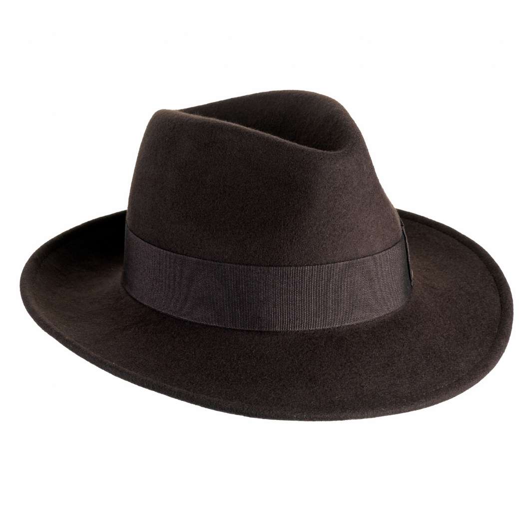 Cappello Fedora Coccos in Feltro di Lana Merinos