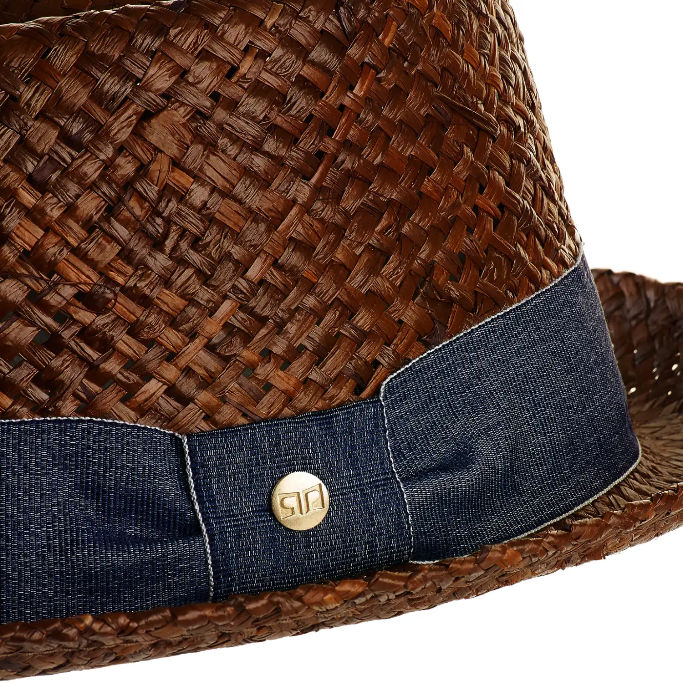 Cappello Pork Pie Estivo in Rafia