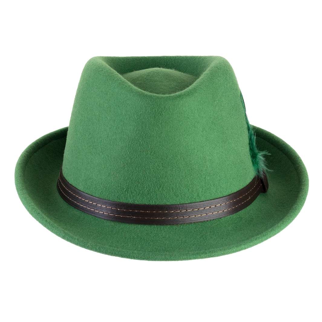 Cappello Trilby Classico in Feltro di Lana Merinos