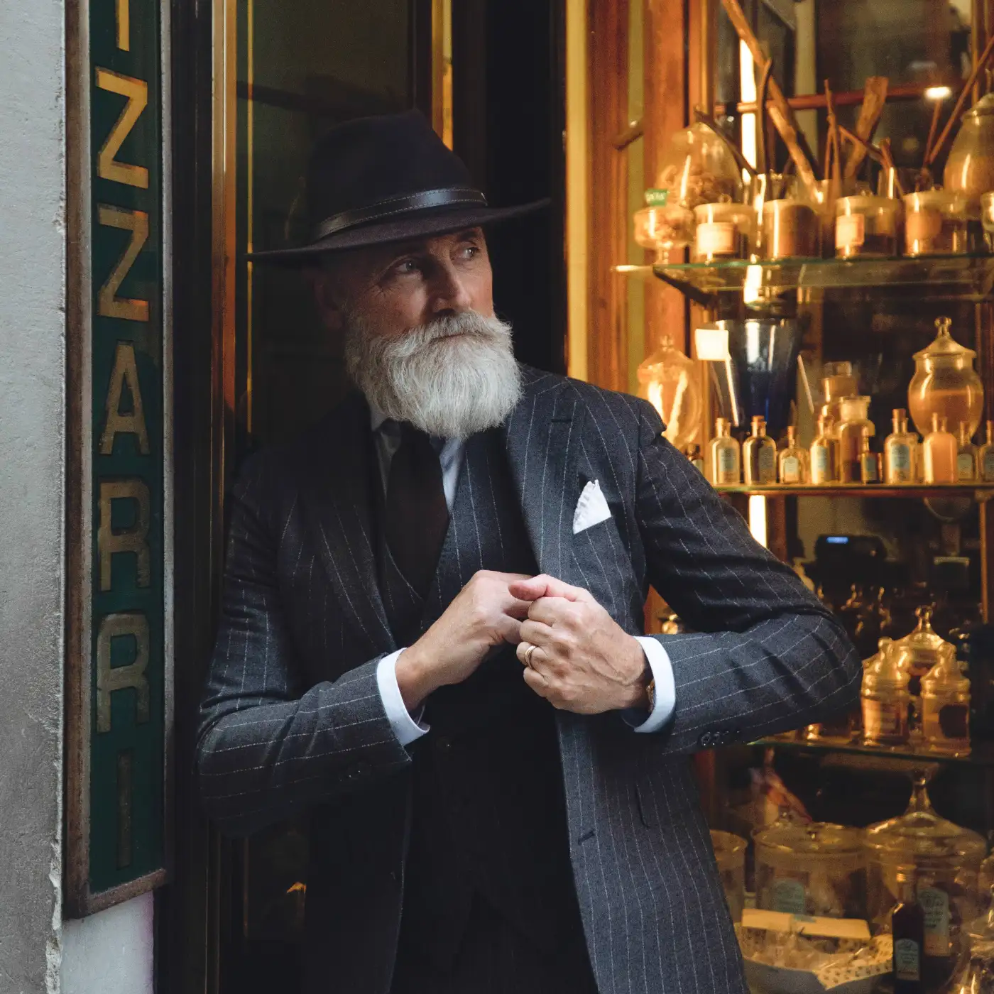 Cappello Fedora Elegante in Feltro di Lana Merinos Antipioggia