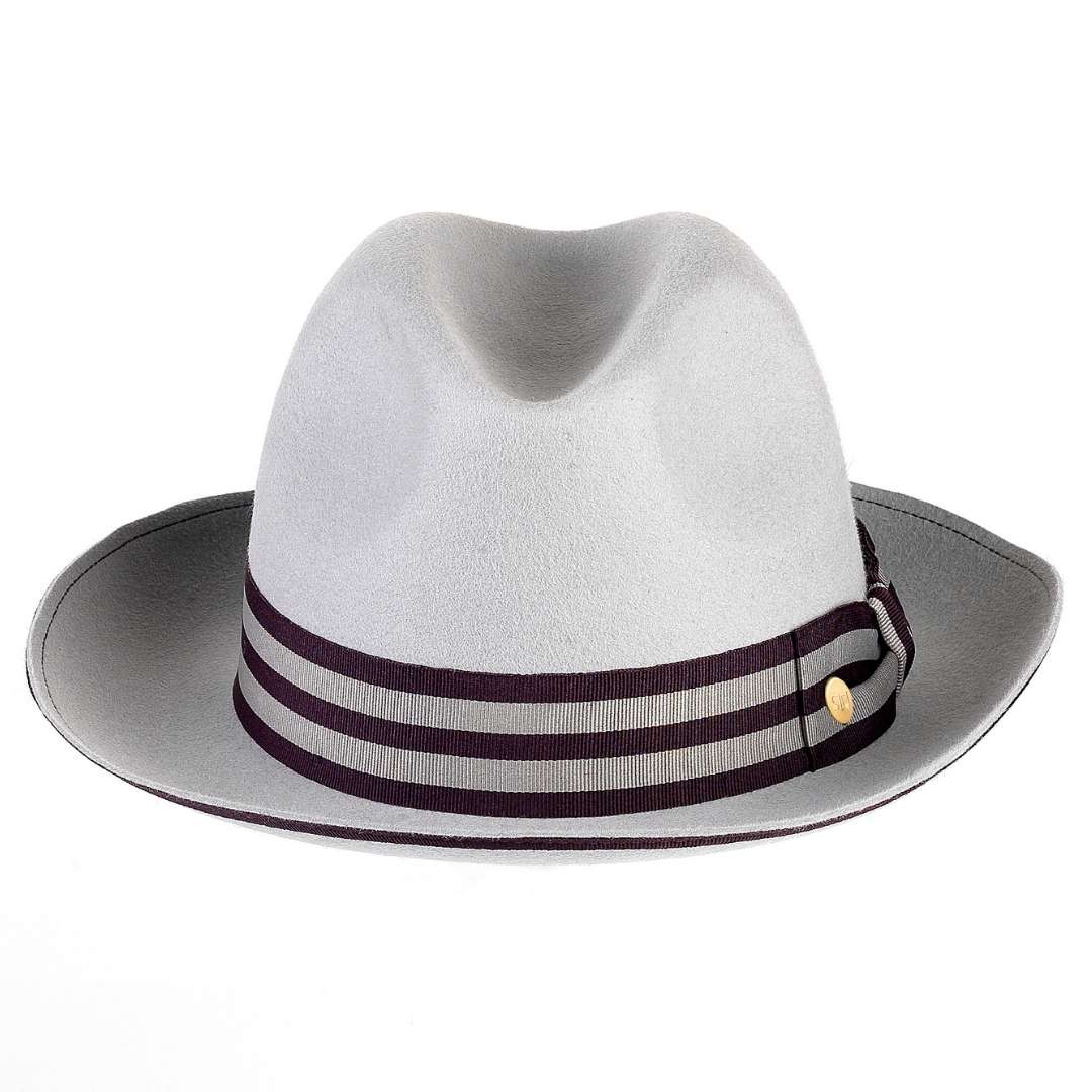 Cappello Trilby Jazz a Tesa Media in Feltro di Lana Merinos