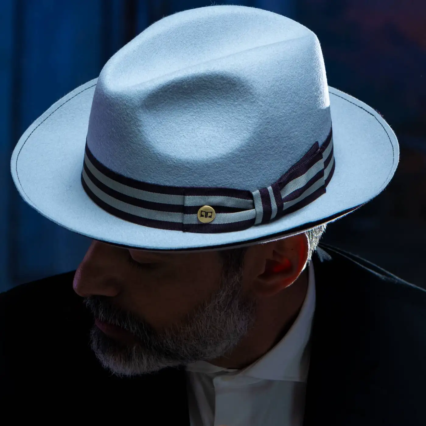 Cappello Trilby Jazz a Tesa Media in Feltro di Lana Merinos